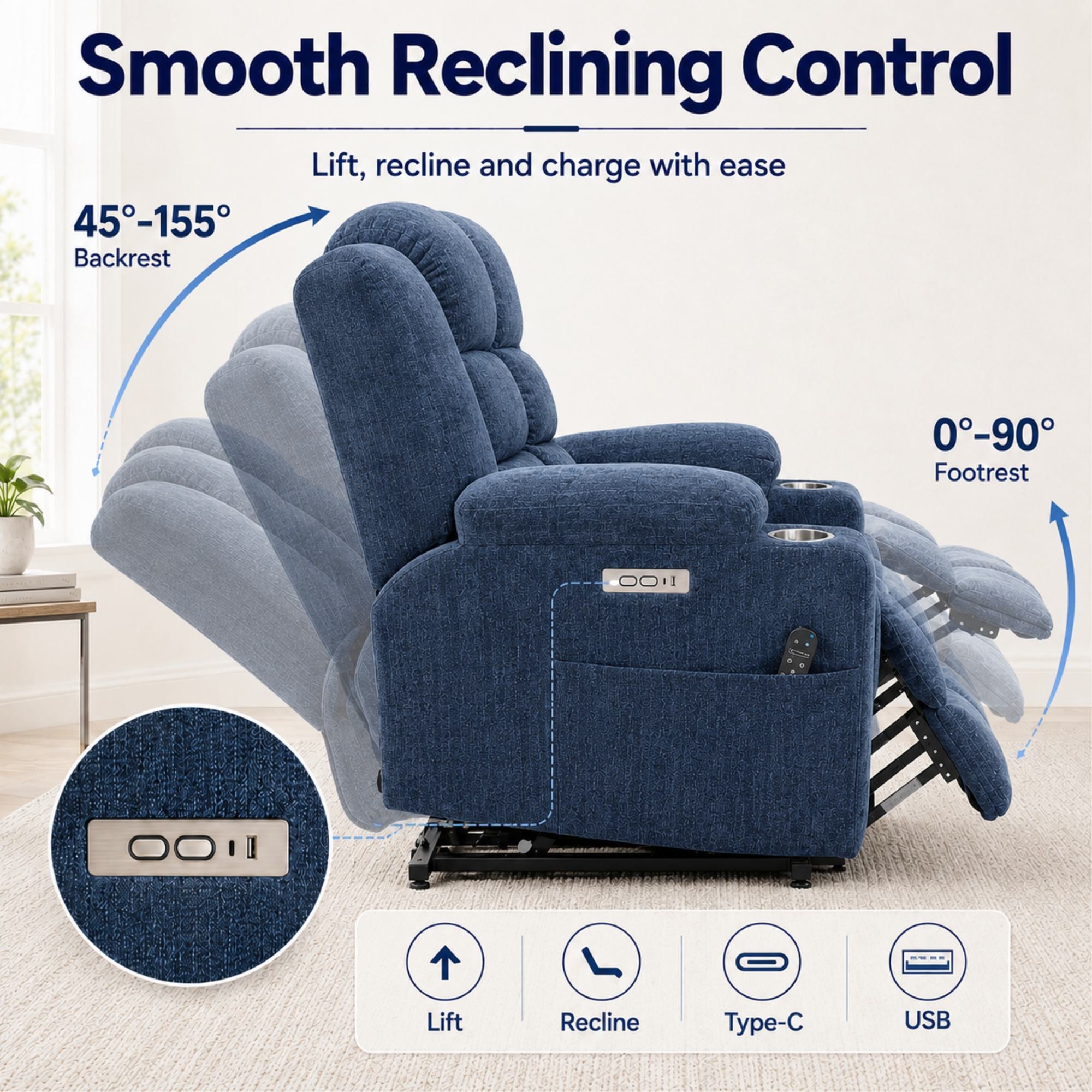 GZMR GZ-LF0613E recliners - View #6
