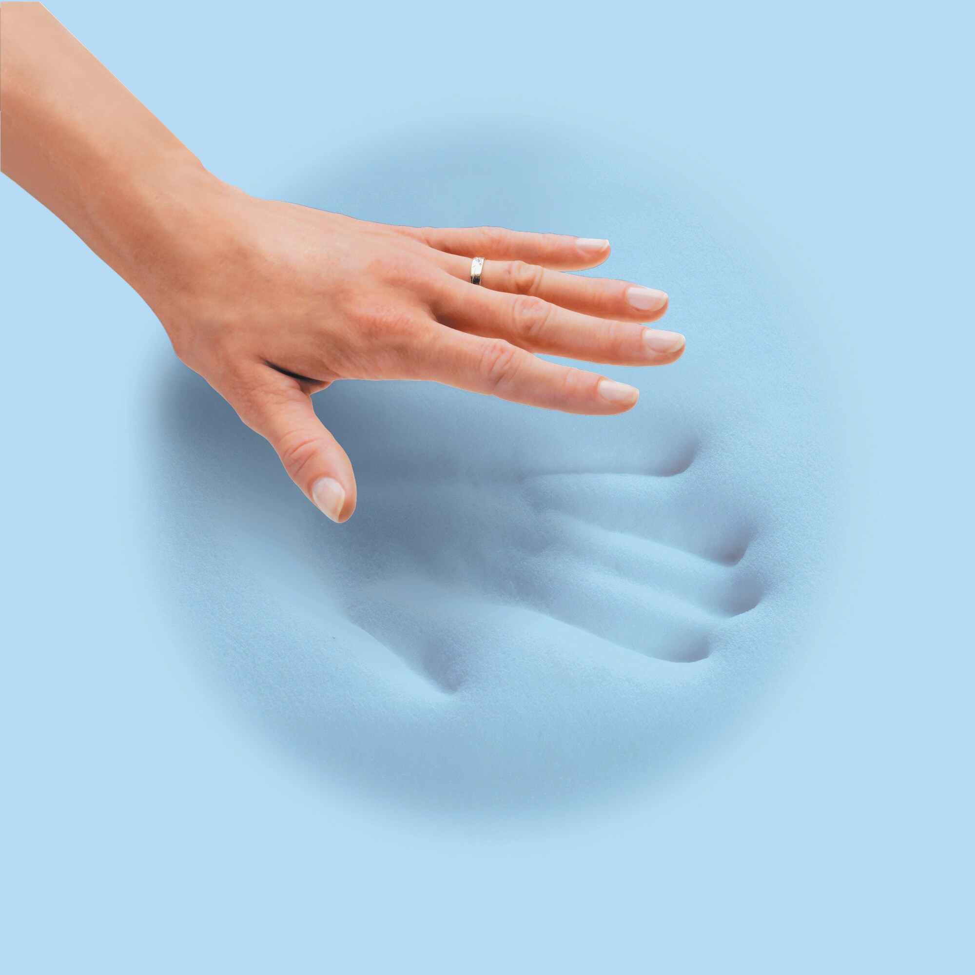 Standard Size Cooling Gel Memory Foam Pillow with Zipper