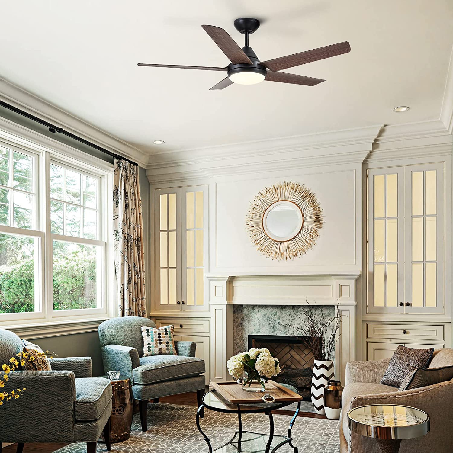 Yardreeze YHDO-48BKM Ceiling-Fans - View #3