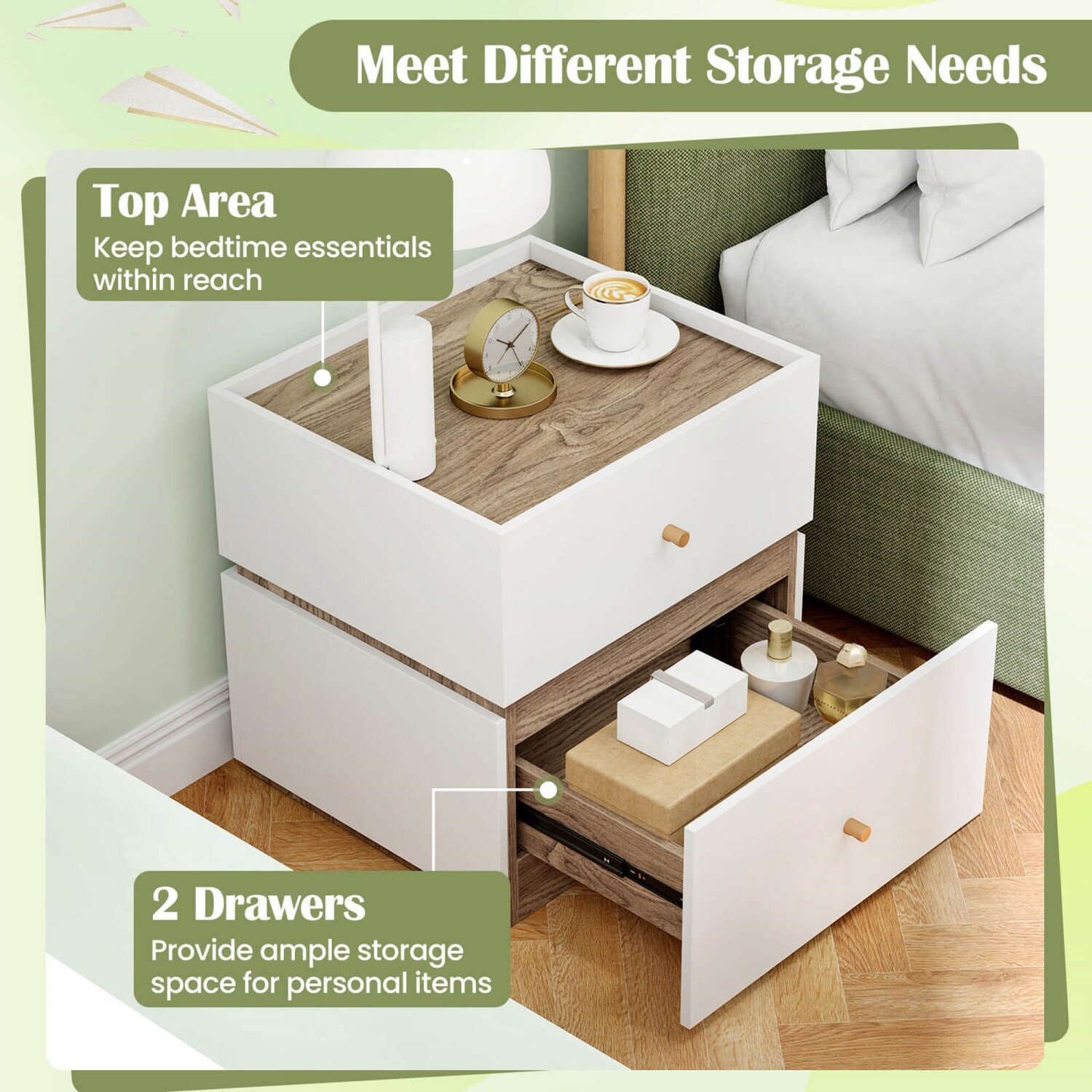 Costway CSHY004210 nightstands - View #6