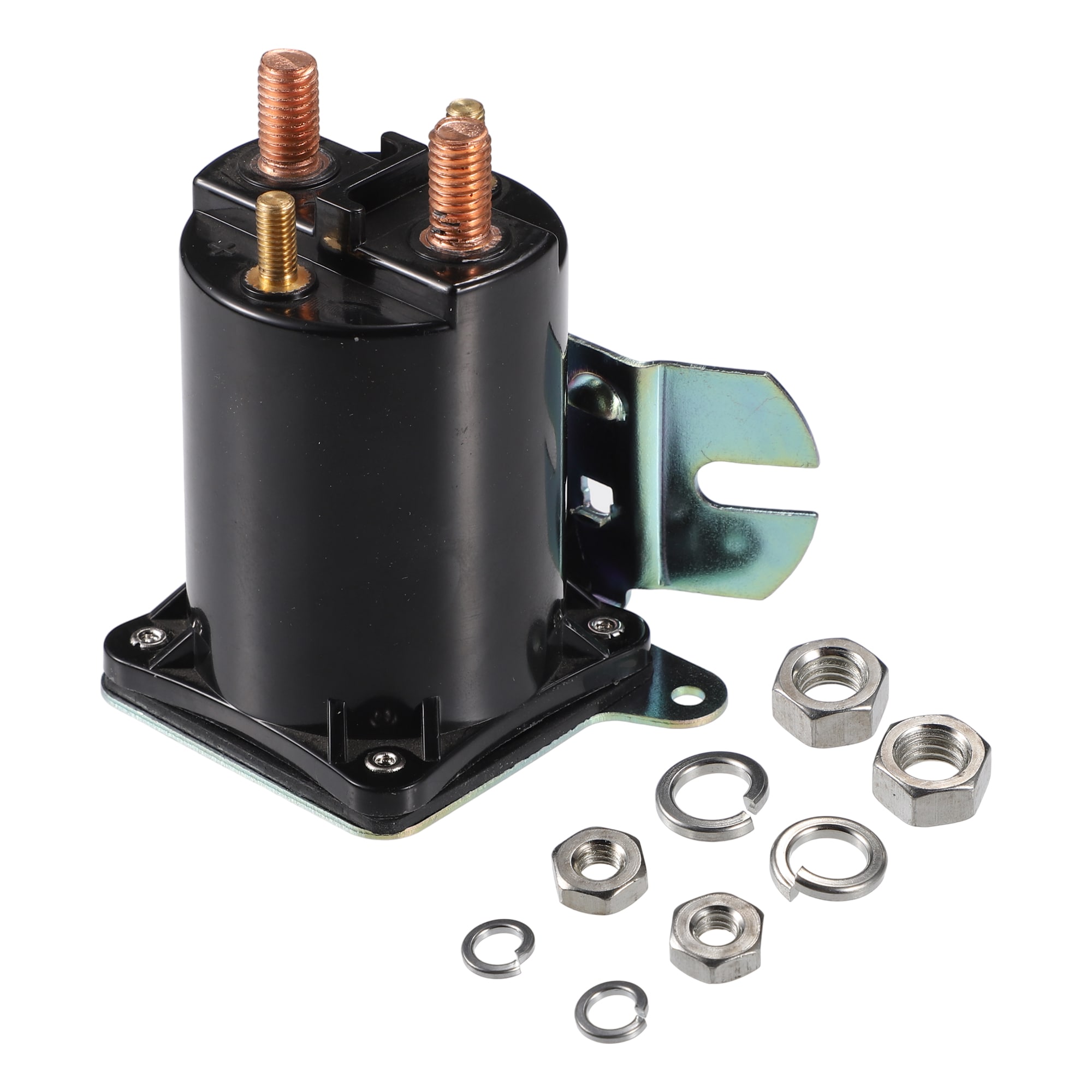 Unique Bargains Starter Solenoid Switch Relay 12V 200A 4 Terminals Solenoid for Prestolite SBJ6255 #S26012101UX0378