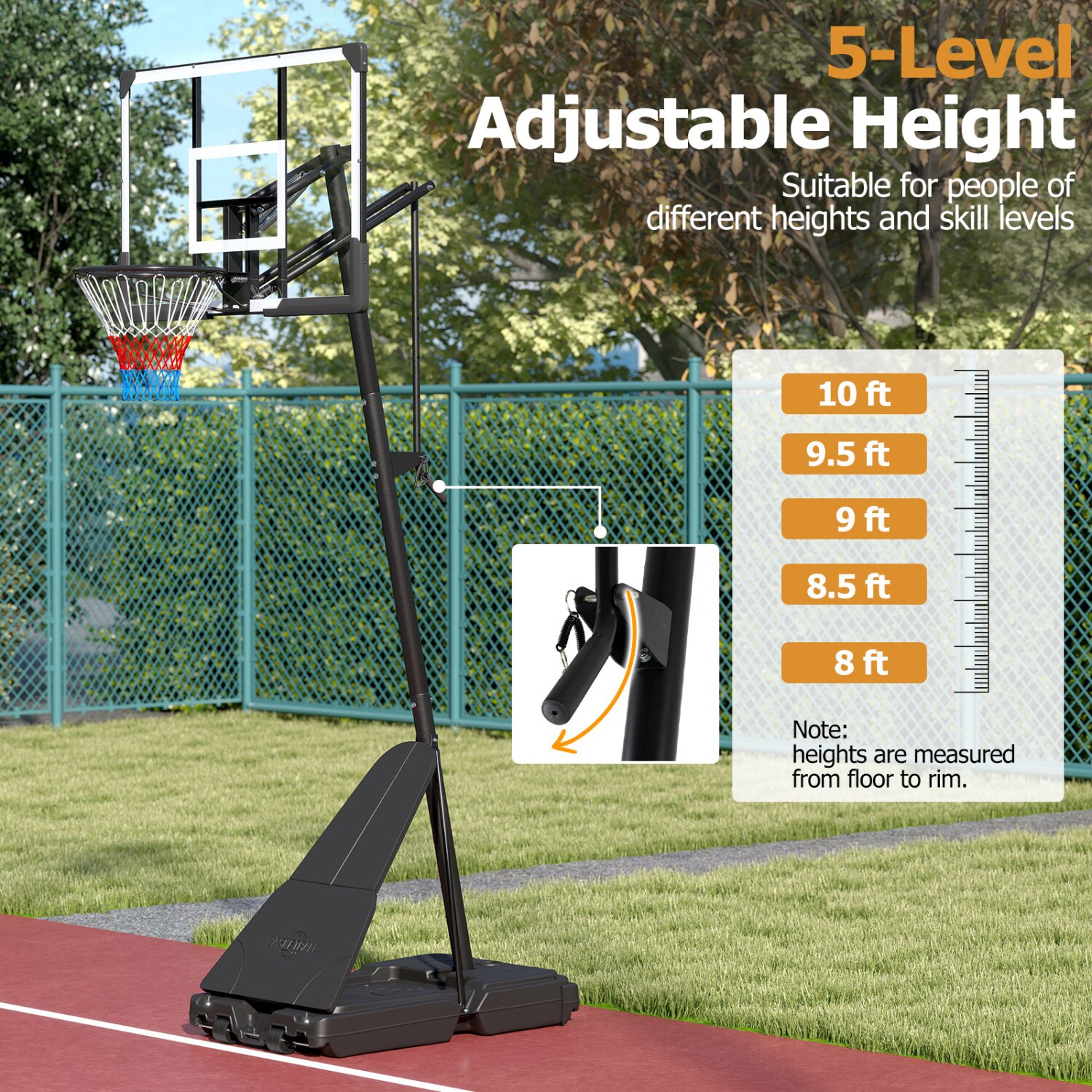 Slickblue D-CO-12783PS Basketball-System - View #7