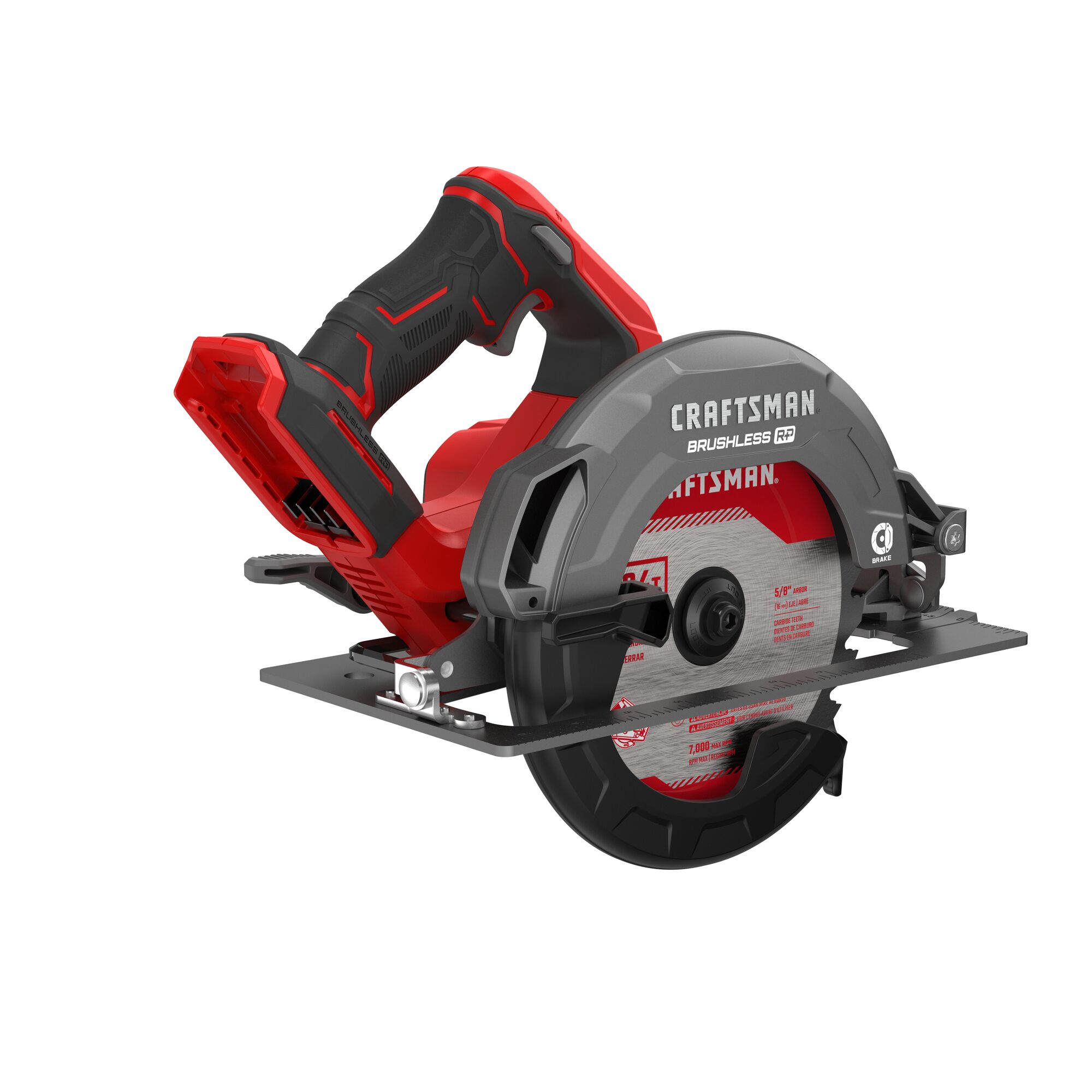 CRAFTSMAN V20 20-volt Max 7-1/4-in Brushless Cordless Circular Saw (Tool  Only) In The Circular Saws Department At