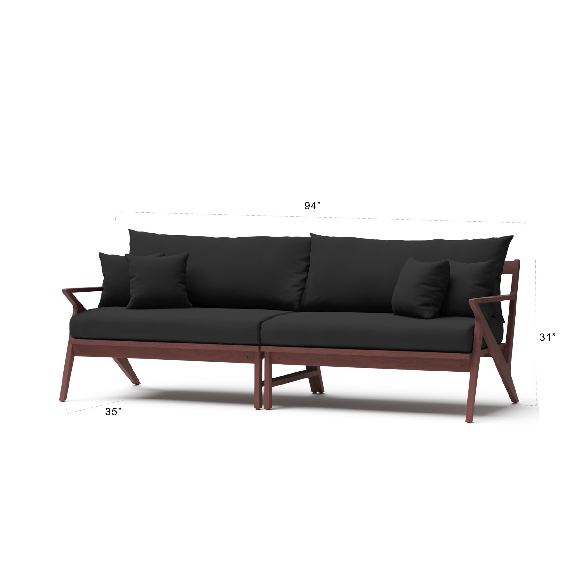 RST Brands OP-AWSOF96-VGHN-SPA Patio-Sofas-Daybeds - View #5