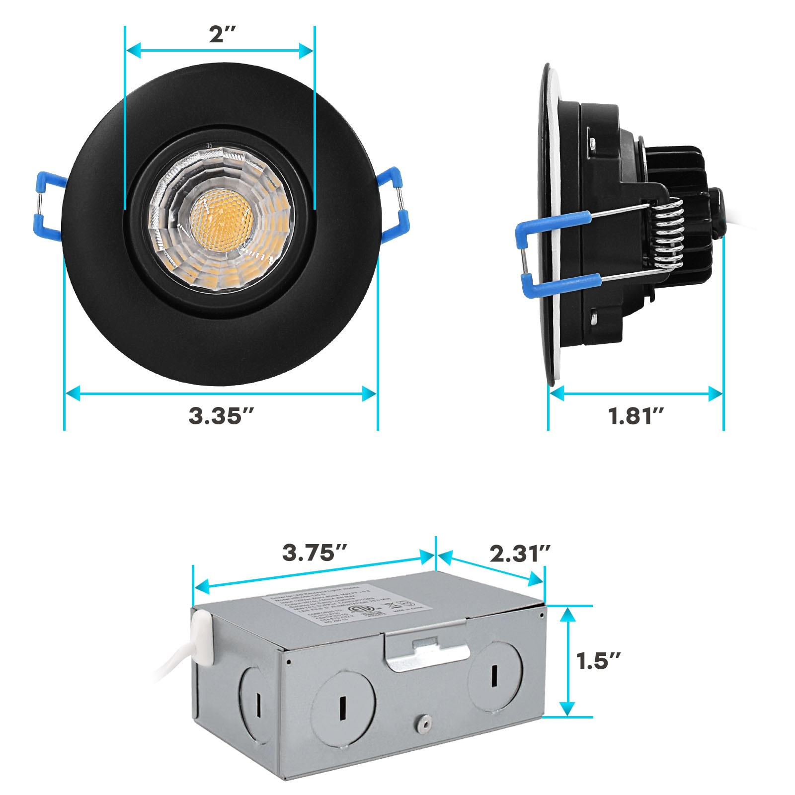Luxrite LR23221-4PK Led-Retrofit-Downlight - View #10