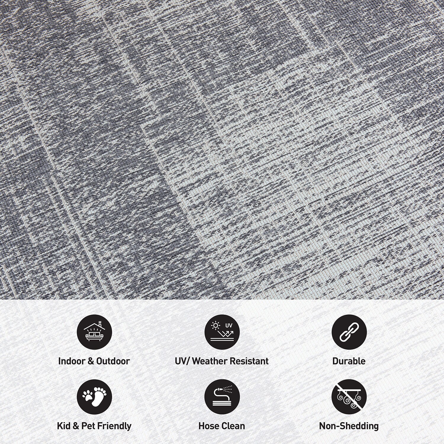 World Rug Gallery 4032GRAY2X7 rugs - View #5