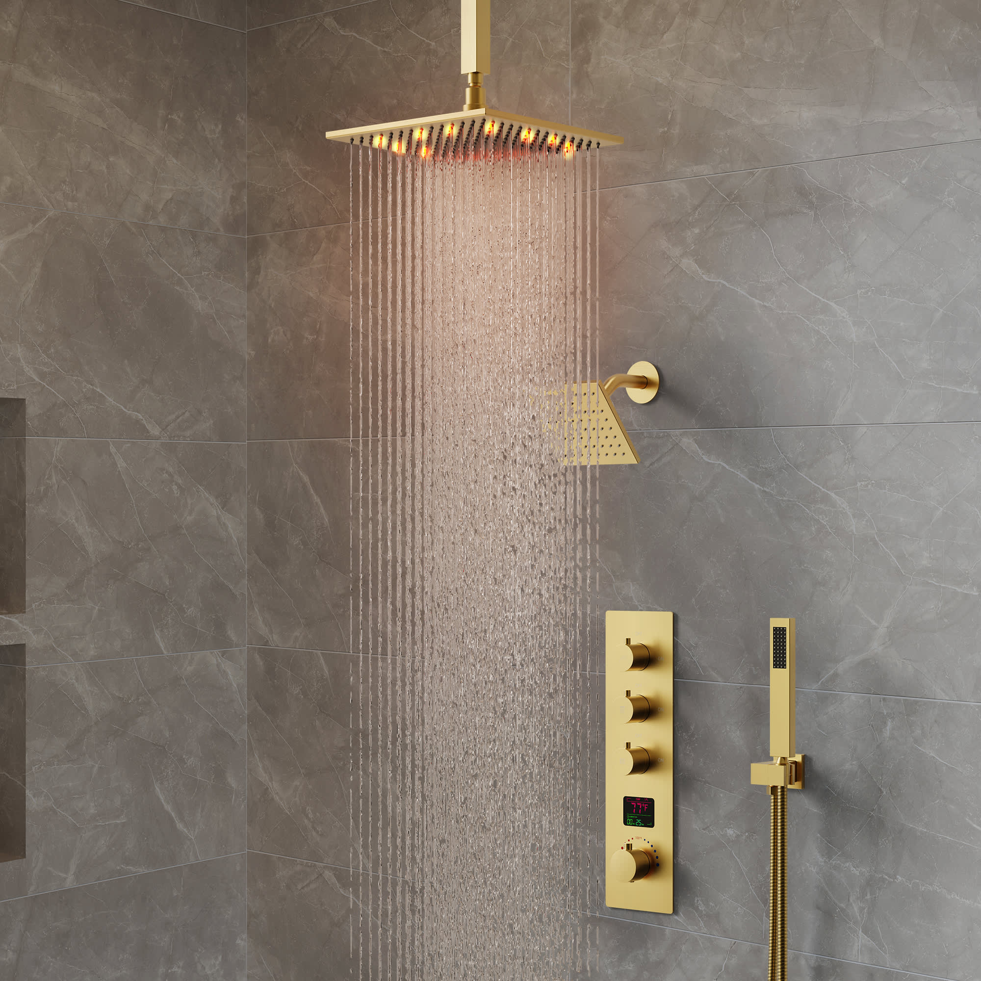 EVERSTEIN SFS-1026-GD12 Tub-Shower-Faucets - View #16