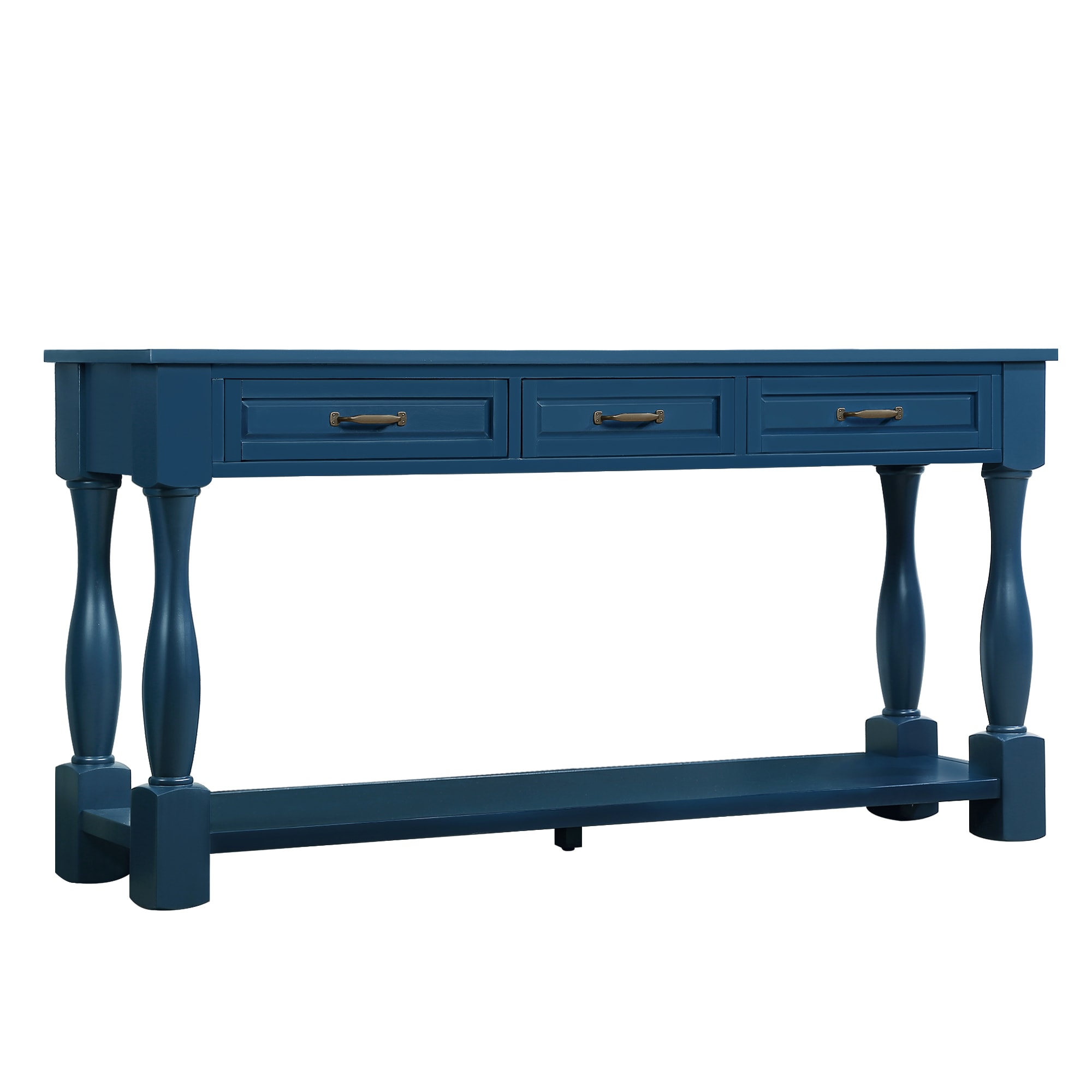 Bybafun YC0900001 Rustic Blue Console table