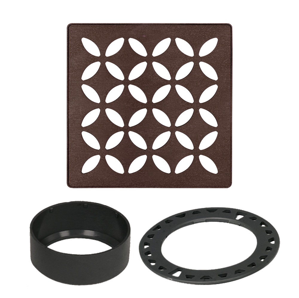 Schluter Systems KDIF4GRKTSOBD5 Kerdi-Drain Bronze Square Grate