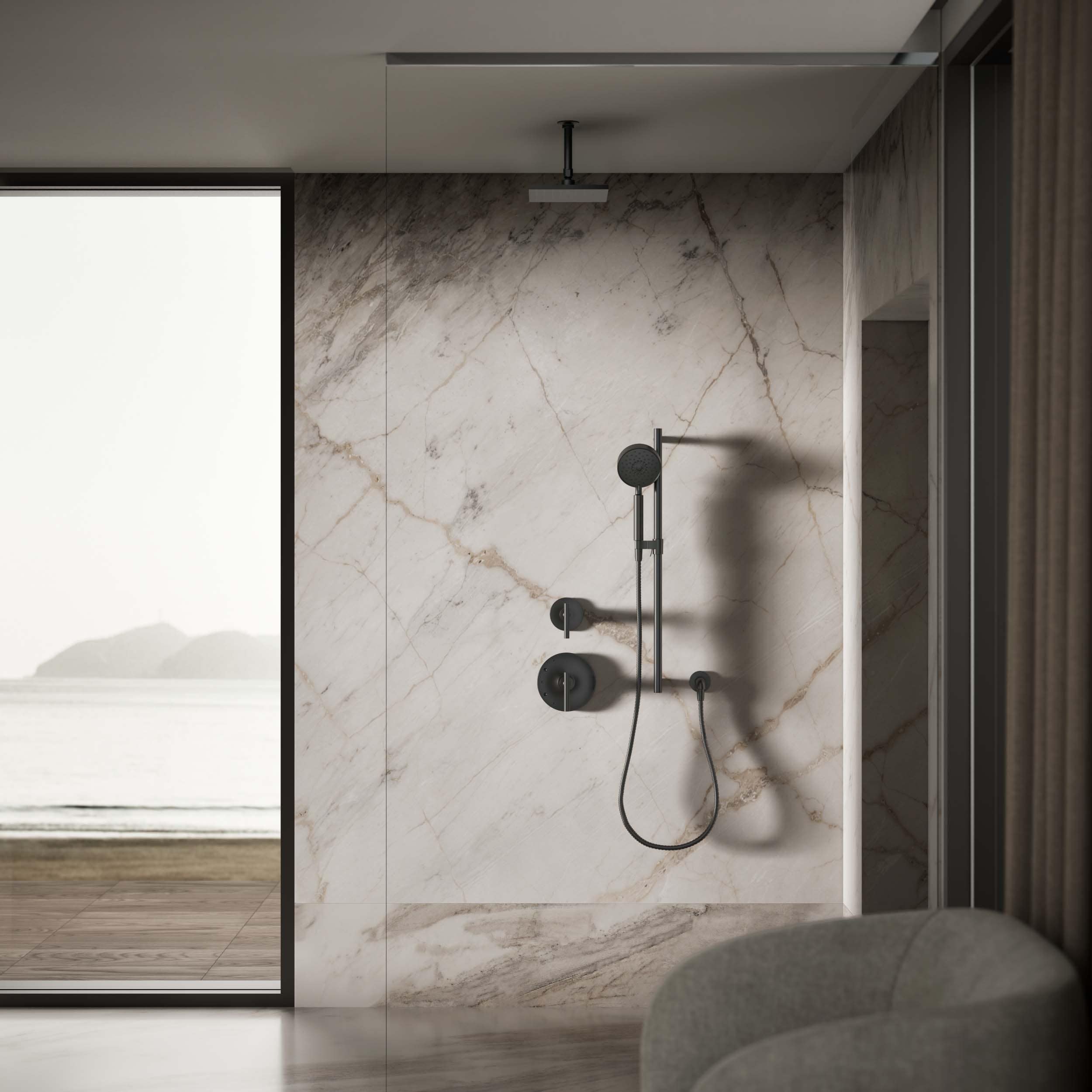 KOHLER K-13695-G-BL Fixed-Showerhead - View #9