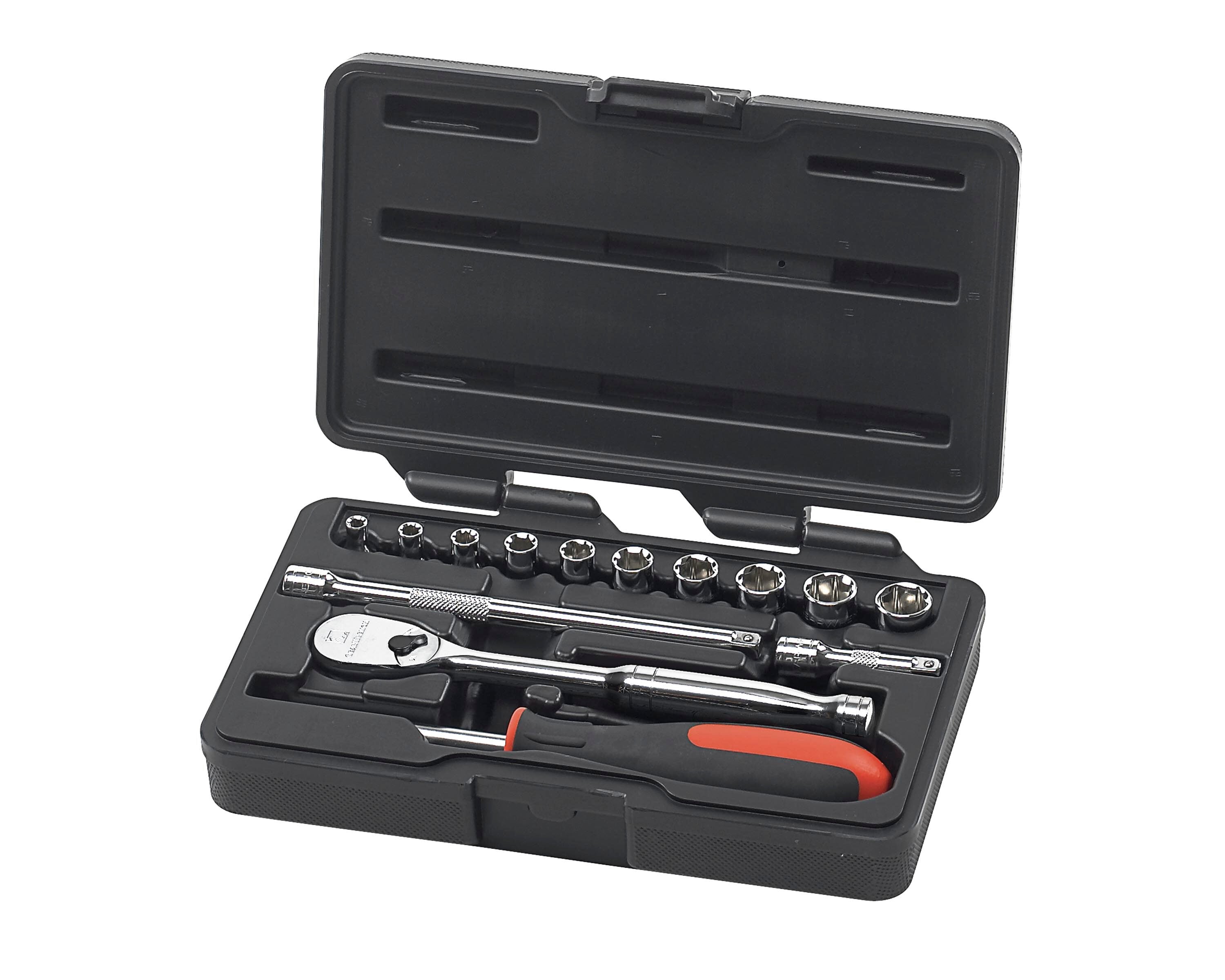 GEARWRENCH 80326 1/4-in Drive Metric Shallow Socket Set 14 -Pieces