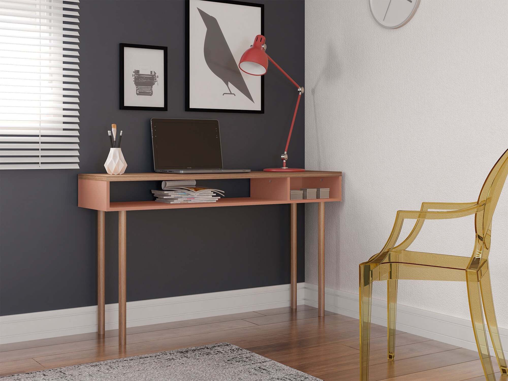 Manhattan Comfort 4LC2 Windsor Scandinavian Matte Console Table