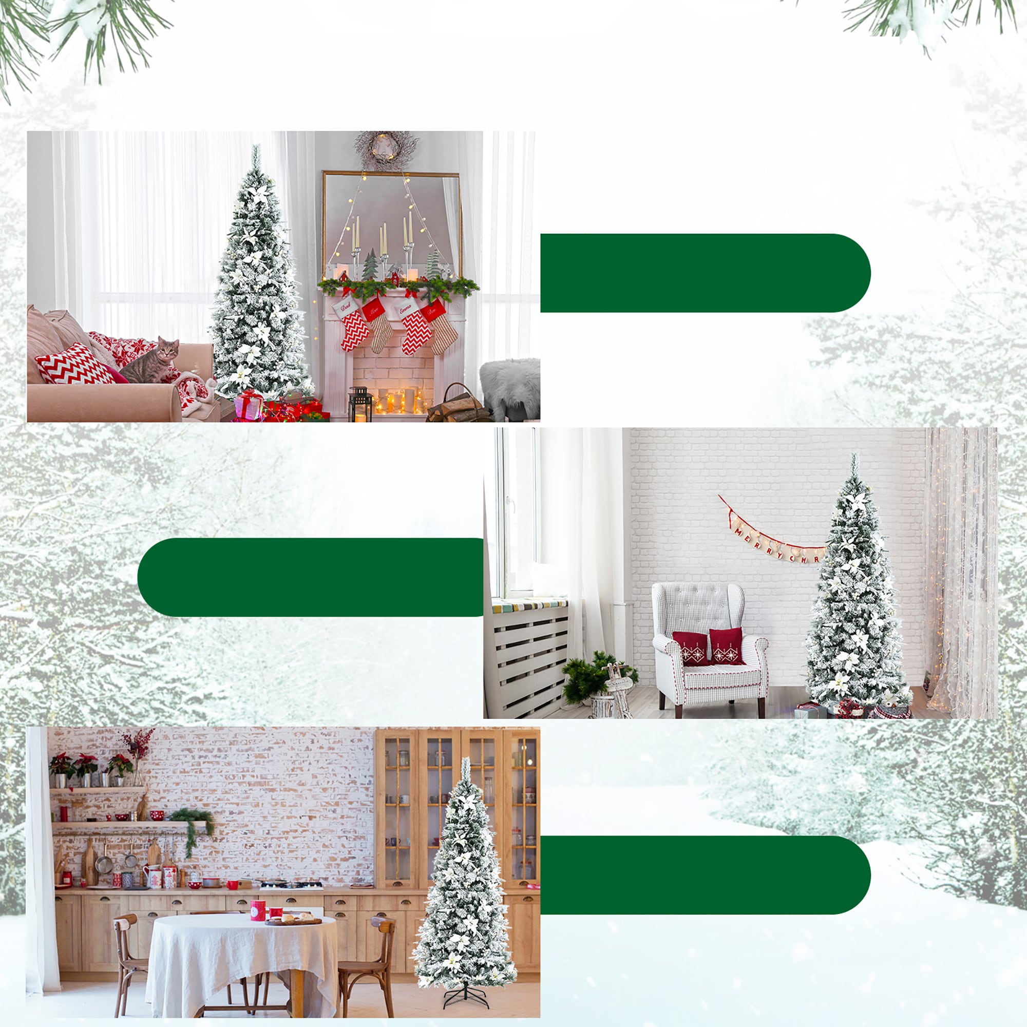 Costway CM23502 Artificial-Christmas-Trees - View #5
