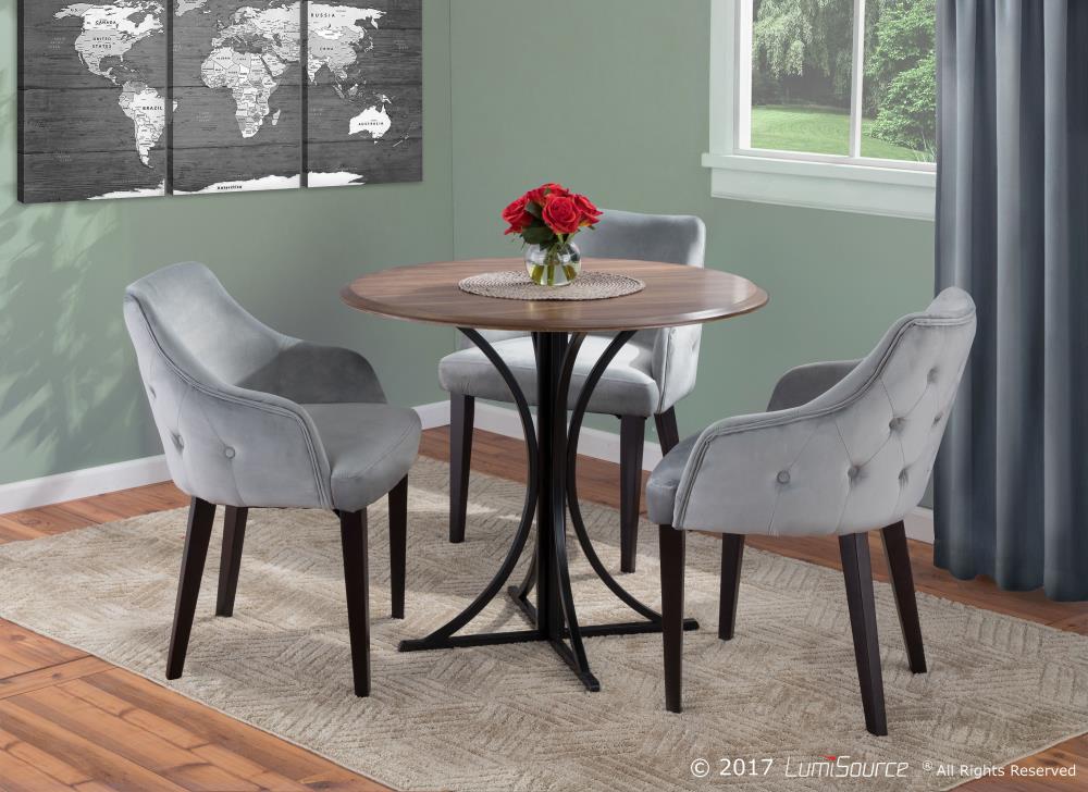 LumiSource DT-BORO WL+BK Dining-Tables - View #4