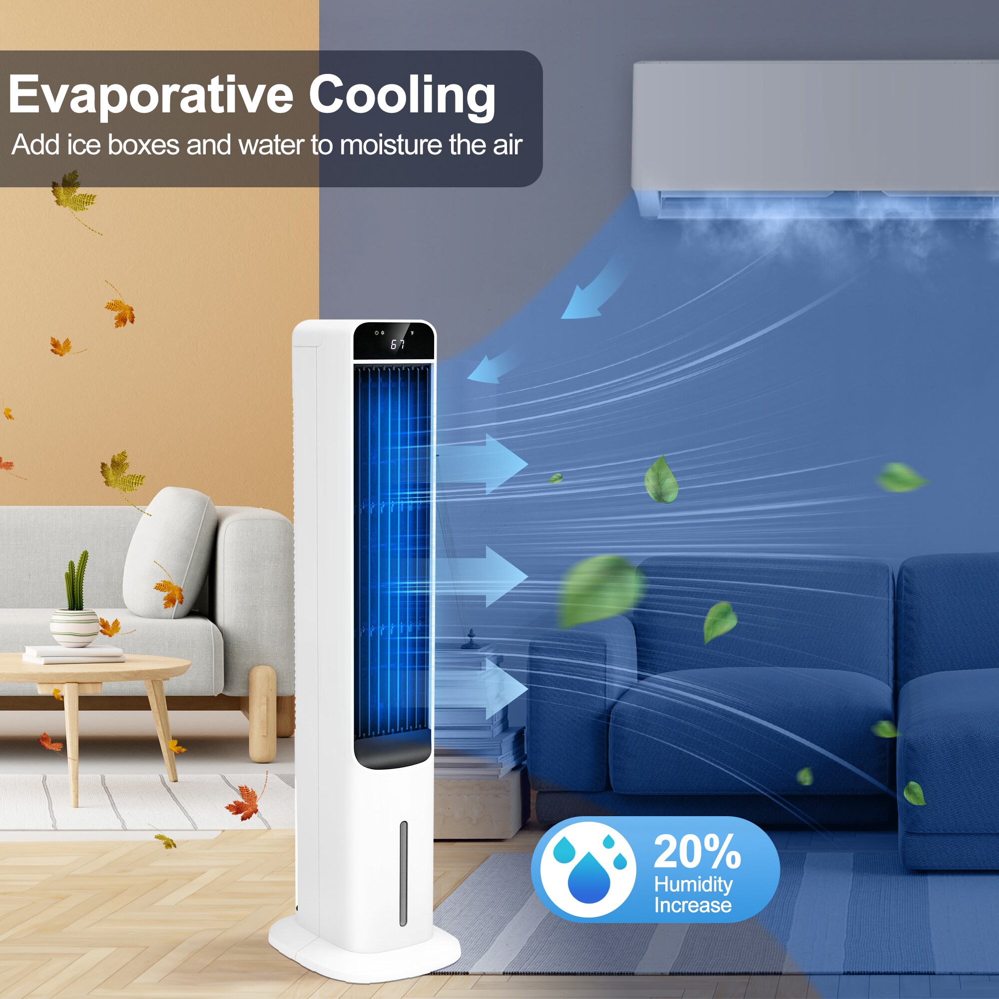 EdenDirect E-WTF-009D Evaporative-Cooler - View #4