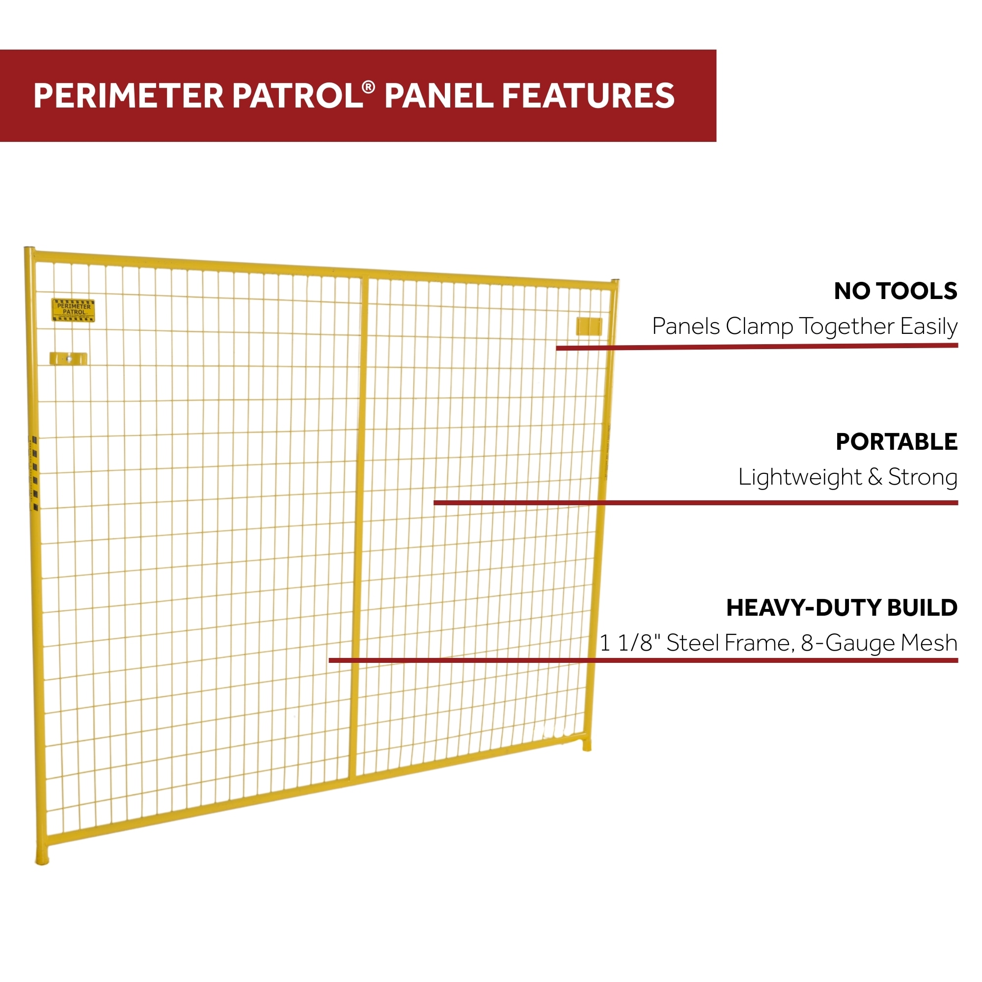 Perimeter Patrol RF 12806 Temporary-Fencing - View #9