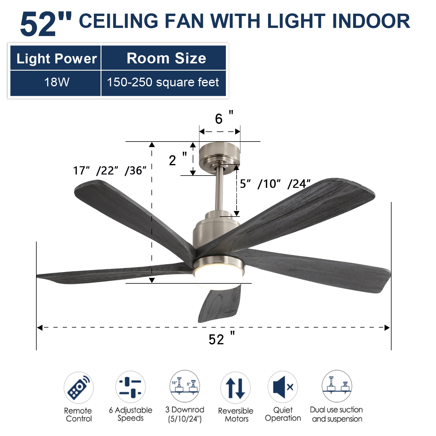 BABOOM BOM-P151478-OR Ceiling-Fans - View #3