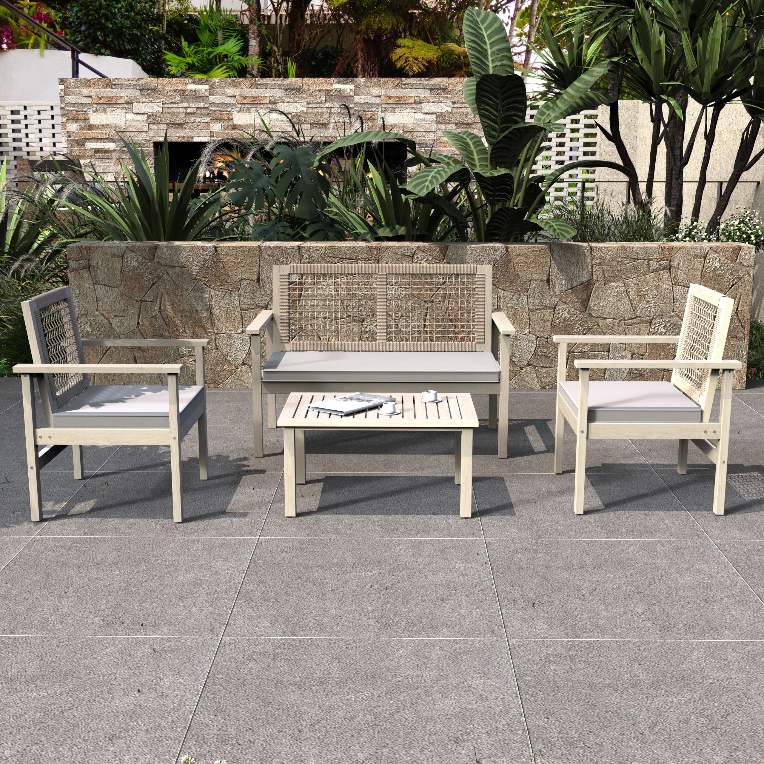 Direct Wicker DWS-2523SS&2SS&TA Patio-Conversation-Sets - View #2