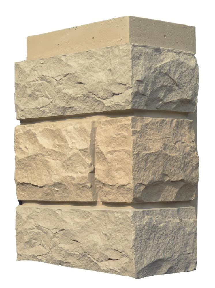 NextStone RR-OC-TB-4 Random rock 5.16 Linear feet Tri buff Faux stone veneer