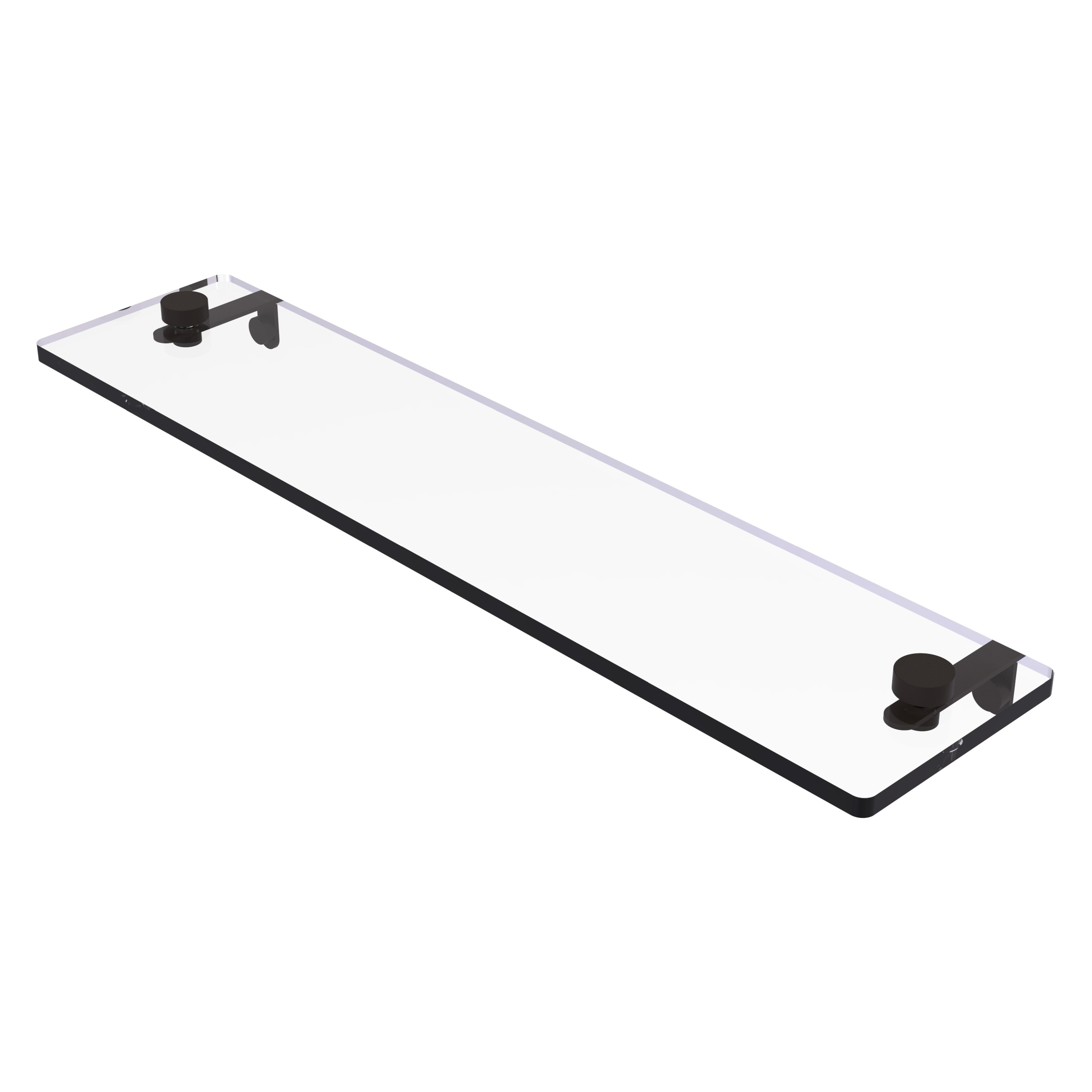 Allied Brass NS-1/22-ORB Oil-rubbed Bronze Wall mount Bathroom Shelf ( 22-in x 2-in x 5-in )