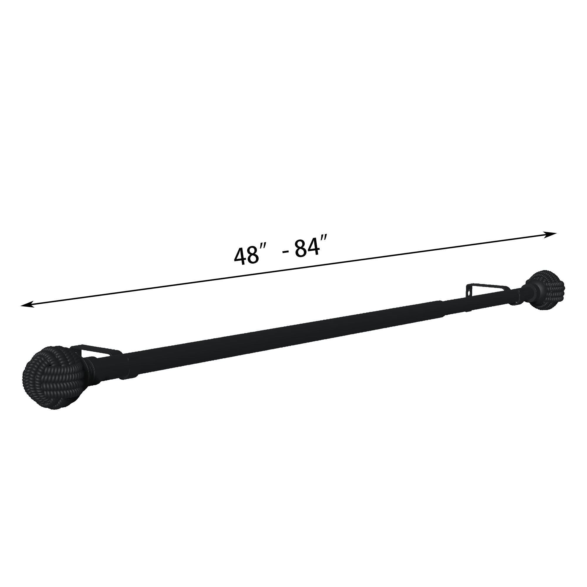 ACROMA 80048BK Curtain-Rods - View #6