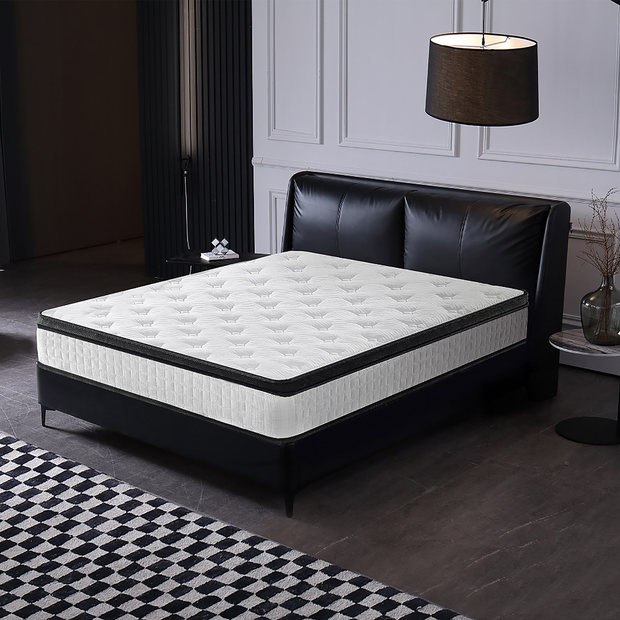 Fun Orange FUN25MT09 12-in Medium Queen Hybrid Memory Foam/Coil Blend Mattress in a Box