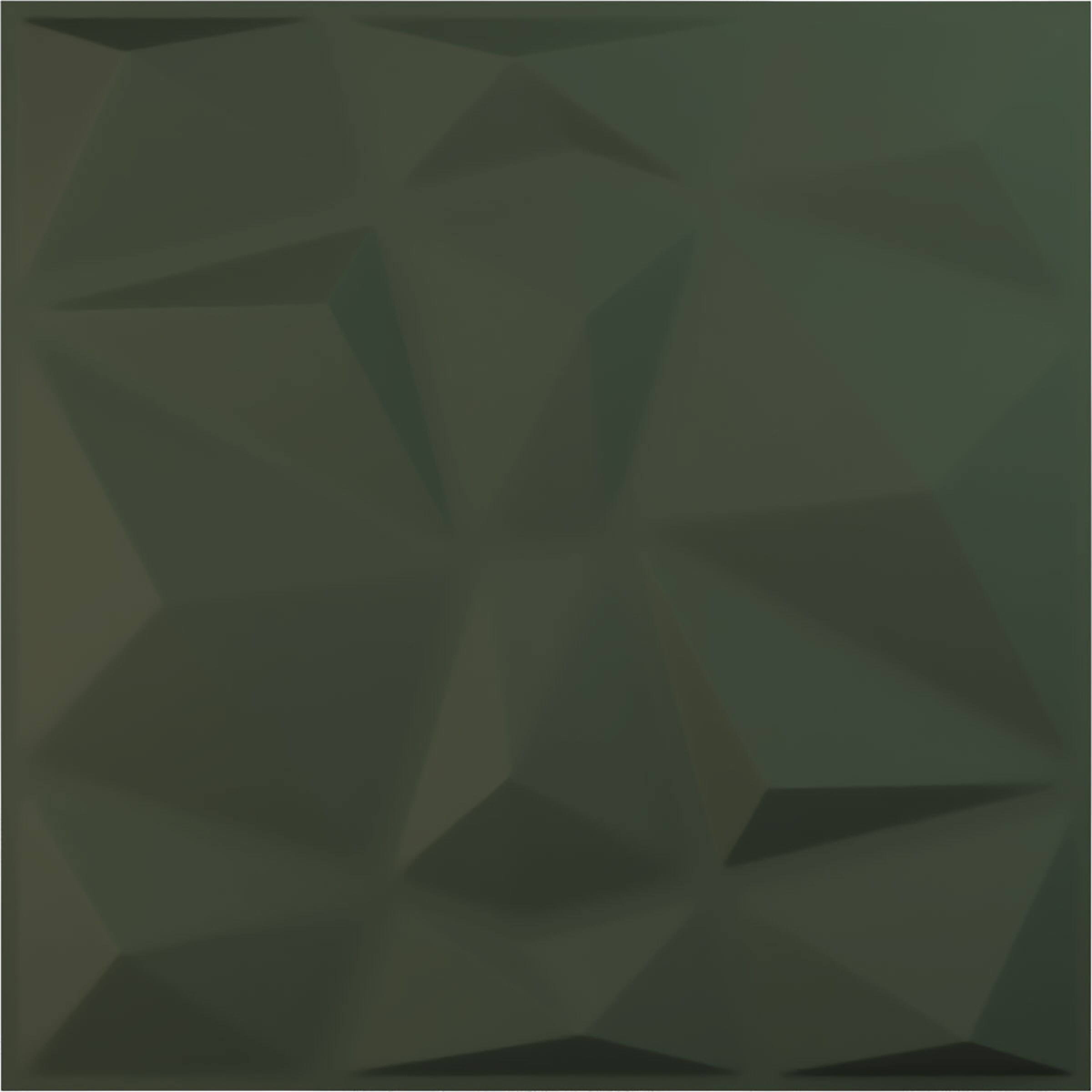 Ekena Millwork WP20X20NIGHC 19-5/8-in x 19-5/8-in Embossed Paintable/Stainable Green PVC Wall Panel (