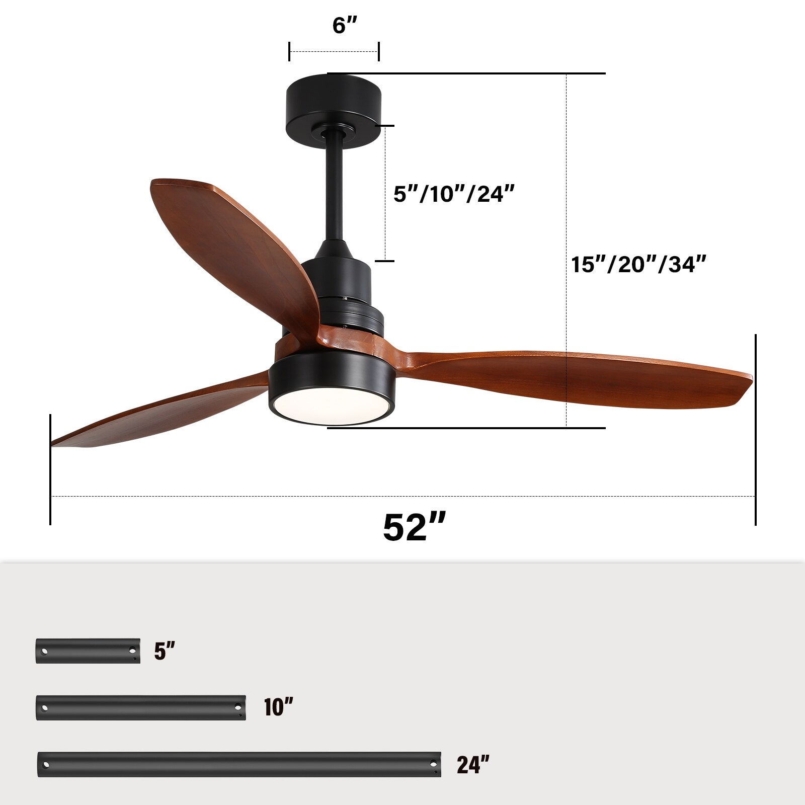 LUXEYARD DS-M-W882P368807 Ceiling-Fans - View #9