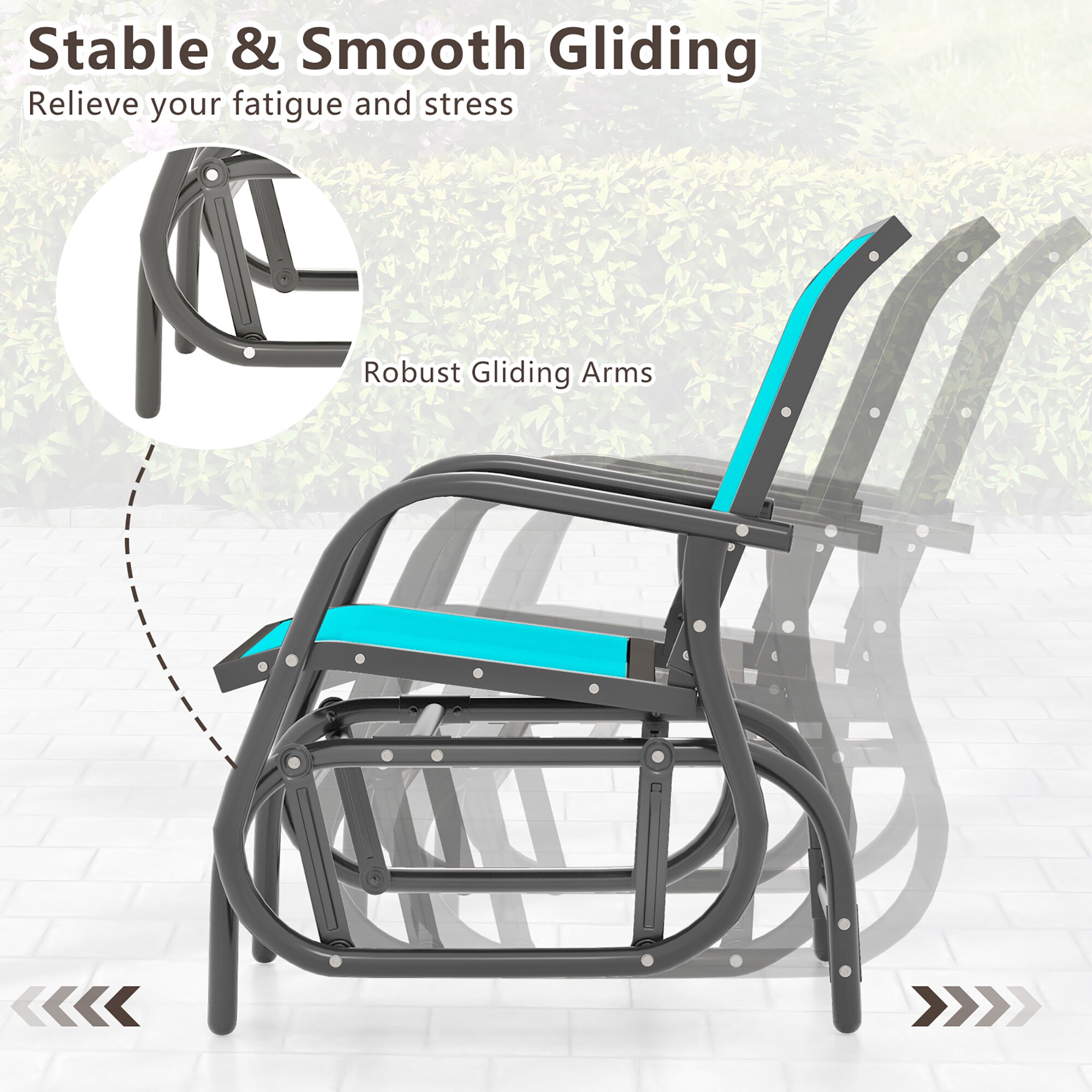 Costway HCST13739 Patio-Chairs - View #3