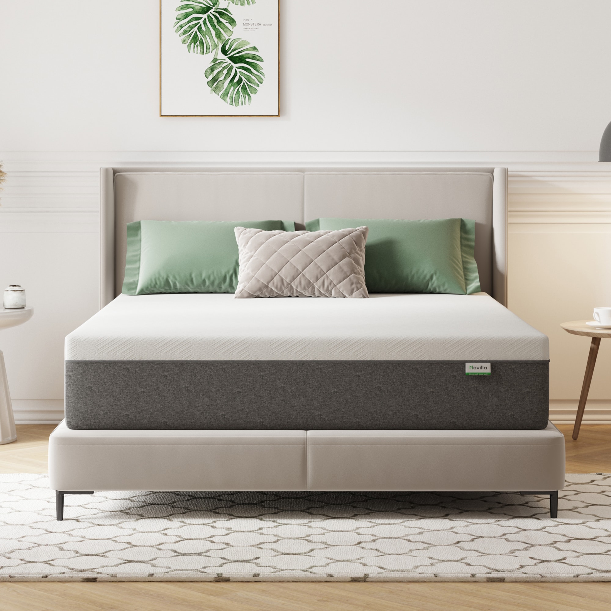 Novilla LW-12-F-N01036 12-in Firm Full Memory foam Mattress in a Box