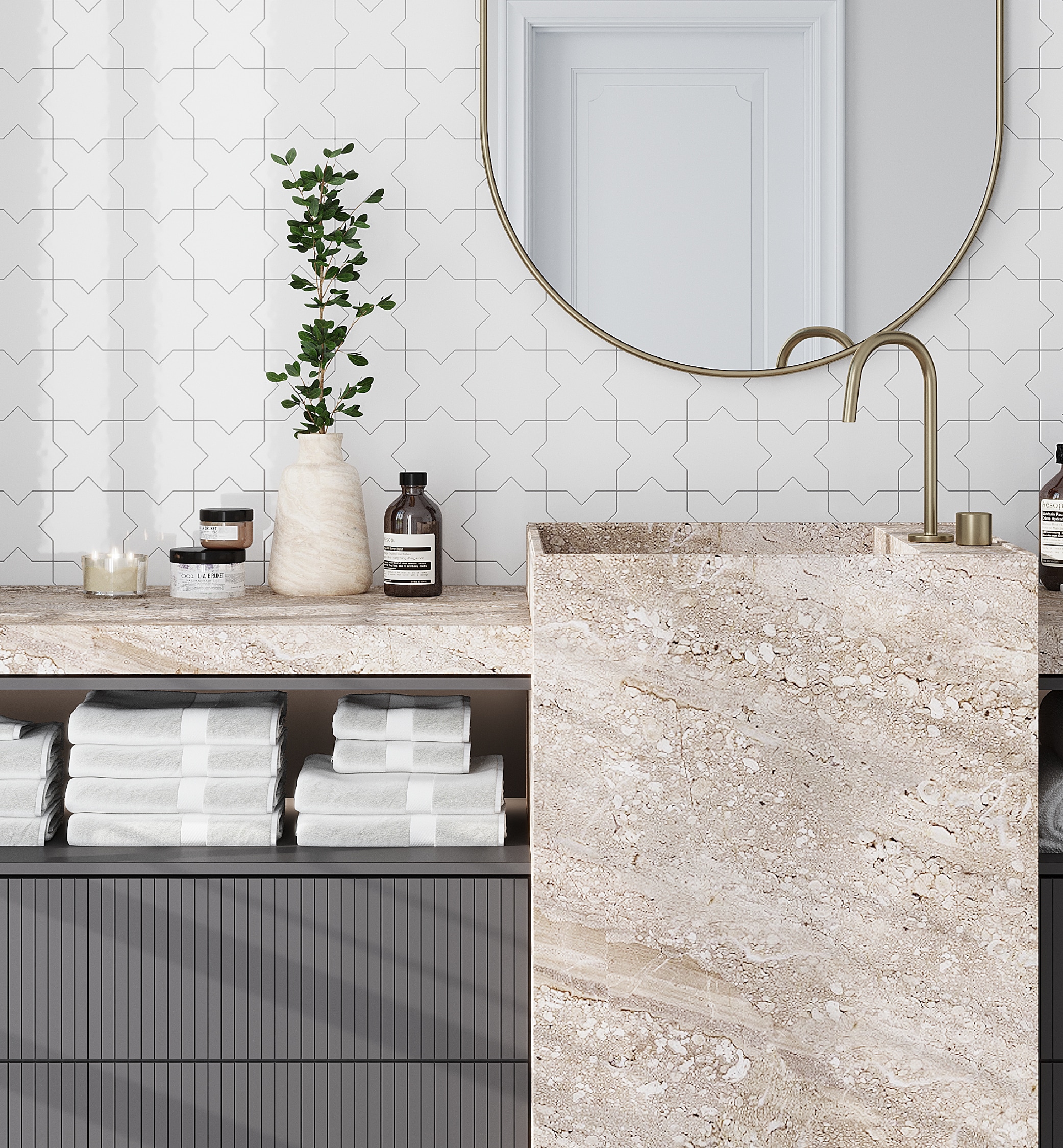 Apollo Tile MOR88BLNSTRA Ceramic-Tile - View #4