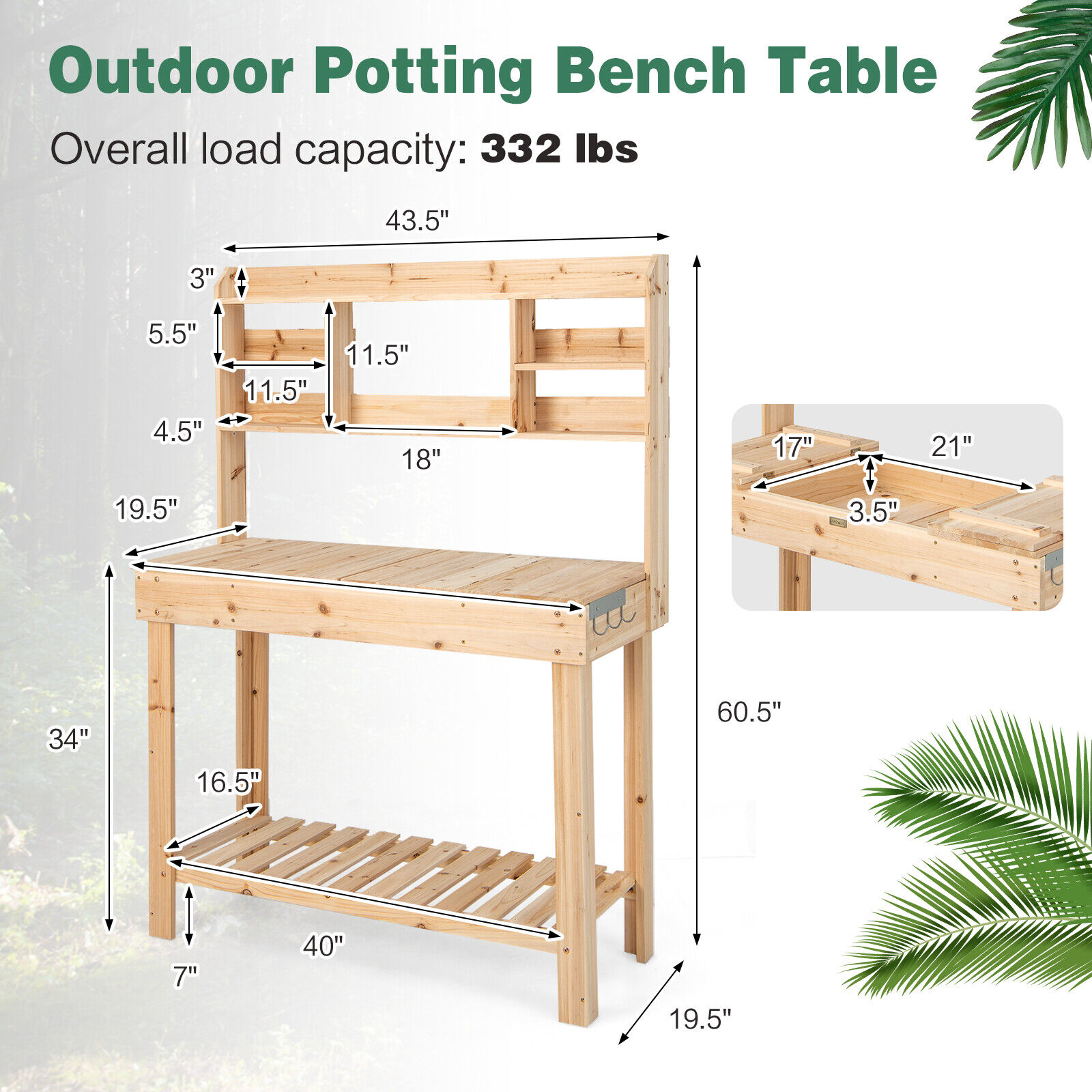  392GD-7NA Potting-Benches - View #2
