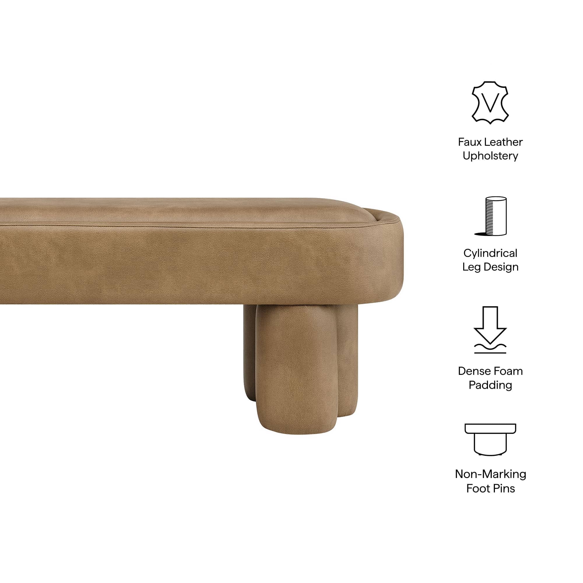 Modway EEI-7532-TST bench - View #2