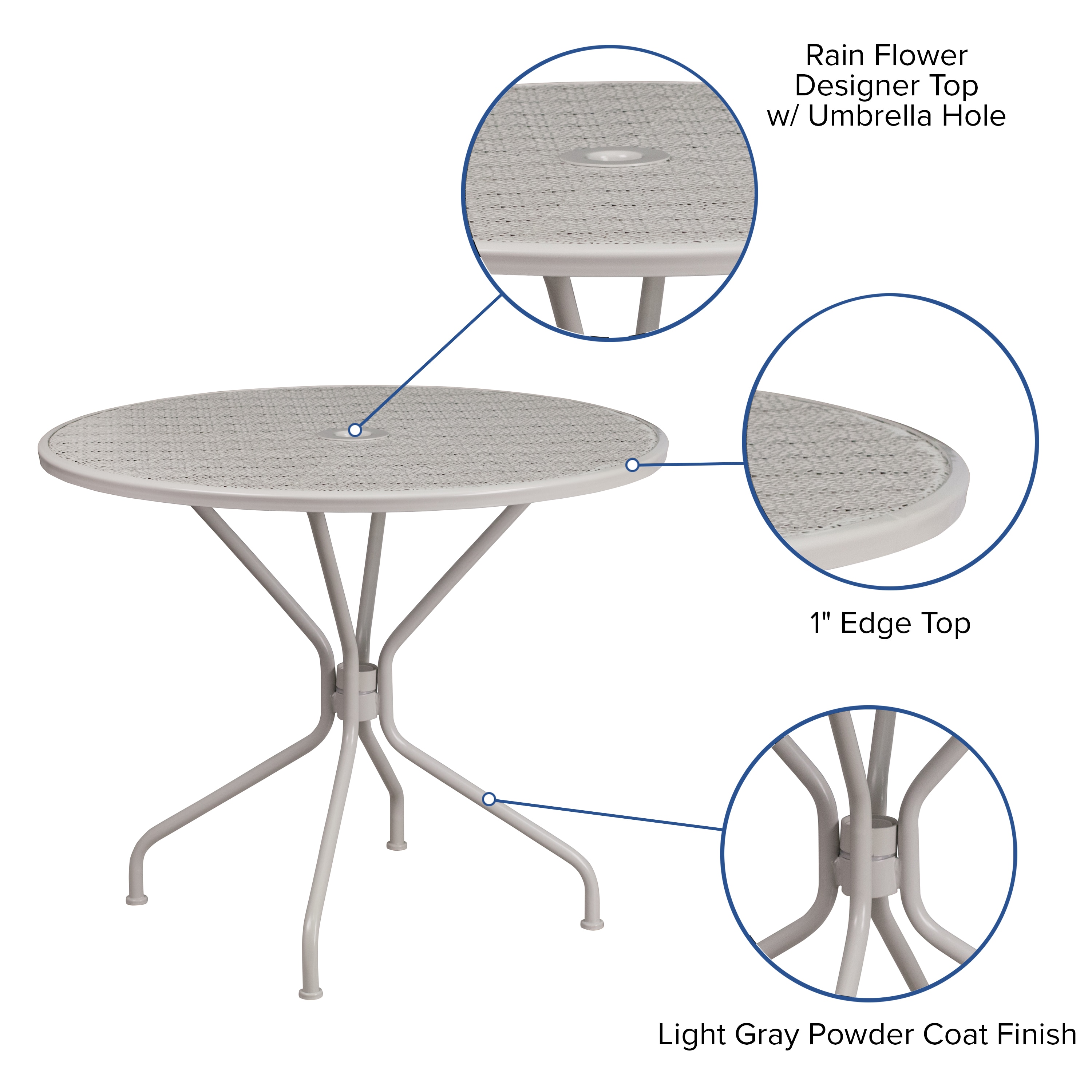 Flash Furniture 889142057642 Patio-Tables - View #3