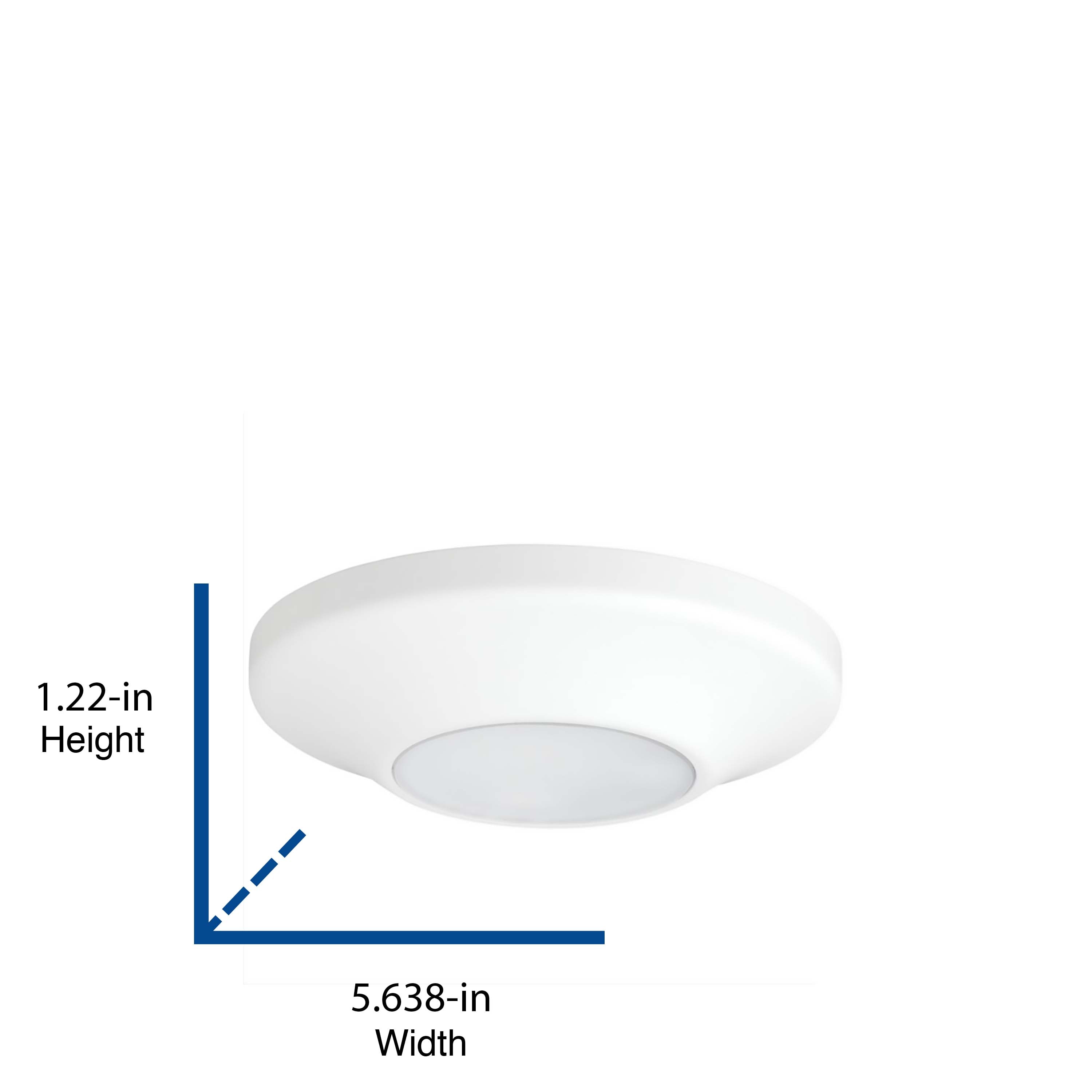 Progress Lighting 1-Light White LED Flush Mount Light ENERGY STAR