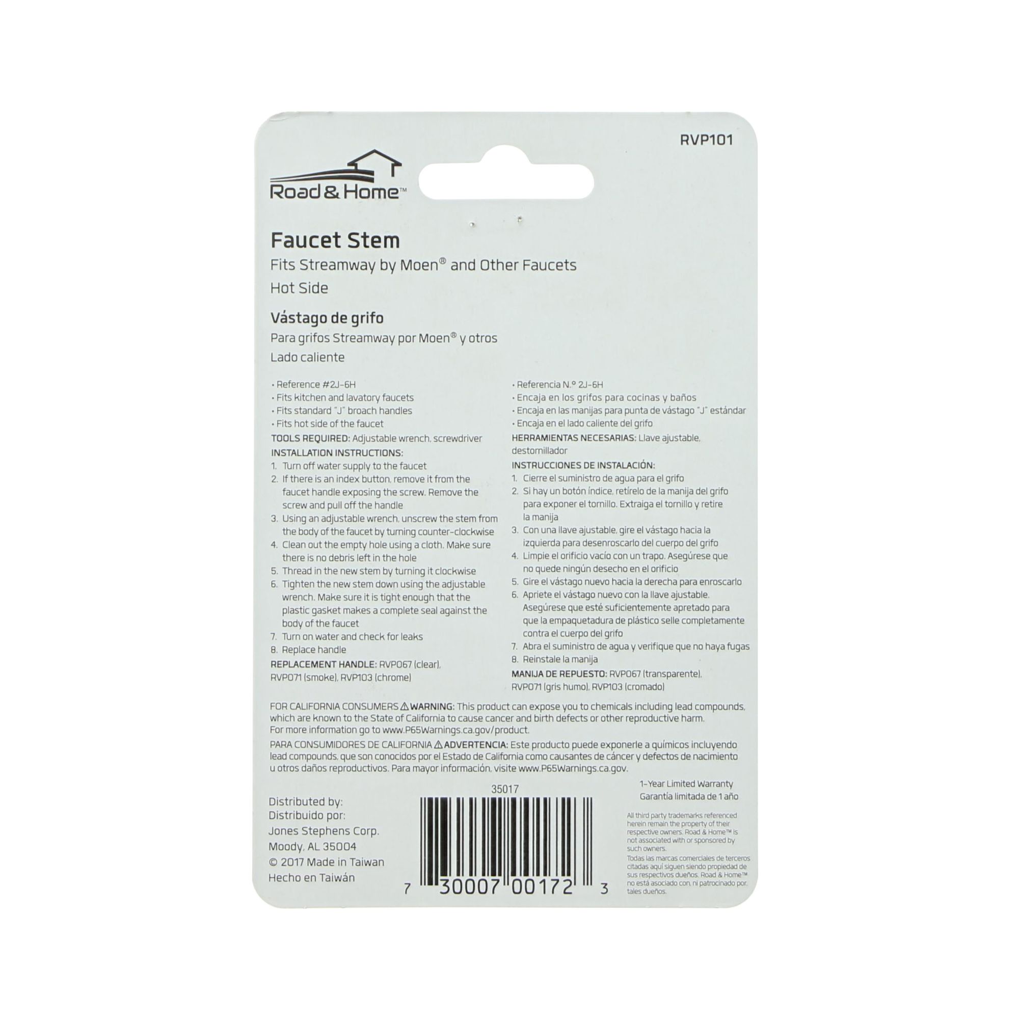 Road & Home RVP101 Faucet-Stems - View #2