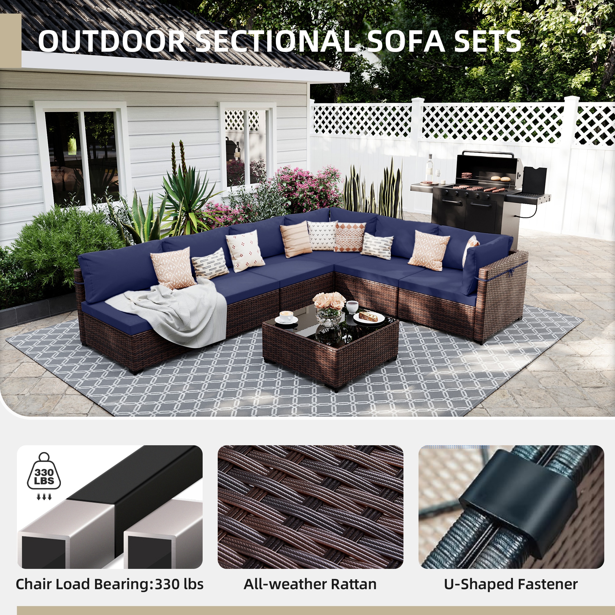 UPHA US1TBSF250527 Patio-Conversation-Sets - View #3