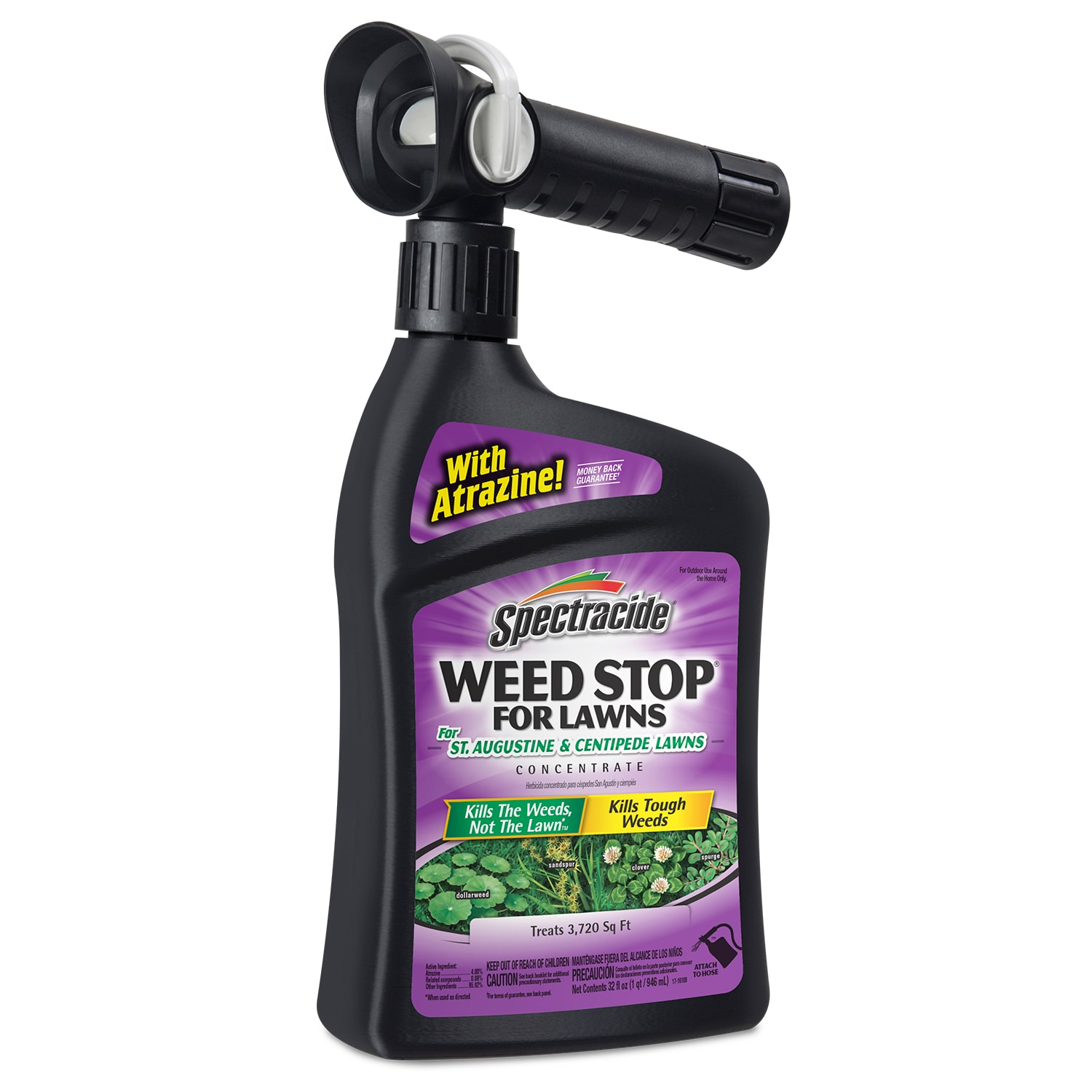 Lawns and in Centipede Weed Weed Spectracide St. Augustine Lawn Killer Stop Sprayer department for Killers Hose End the at Weed 32-oz