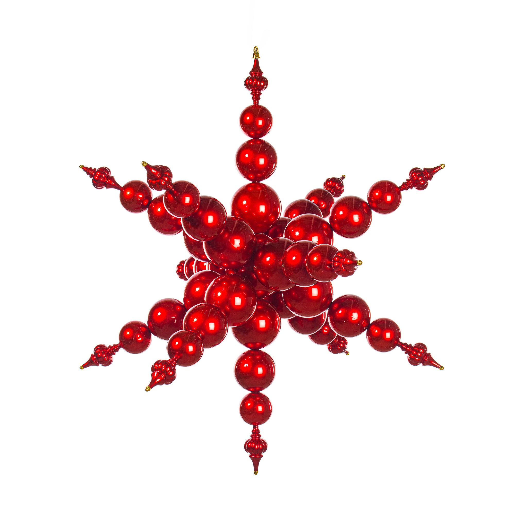 Vickerman Red Finial Standard Indoor Ornament