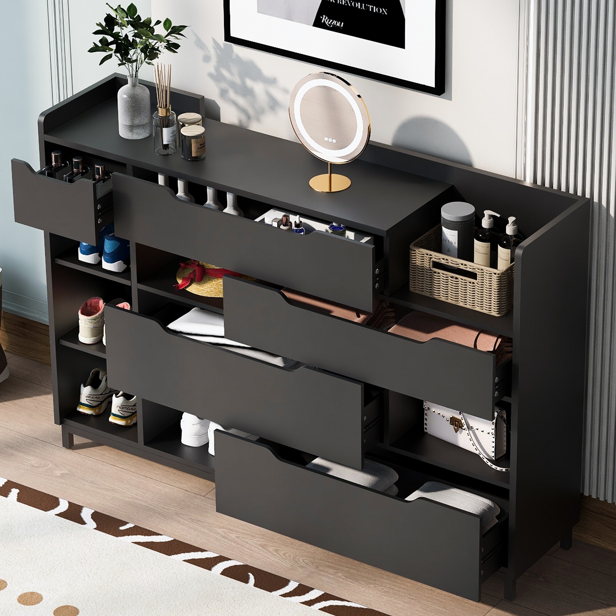 ModernLuxe L-SJ000120AAB Shoe-Racks - View #3