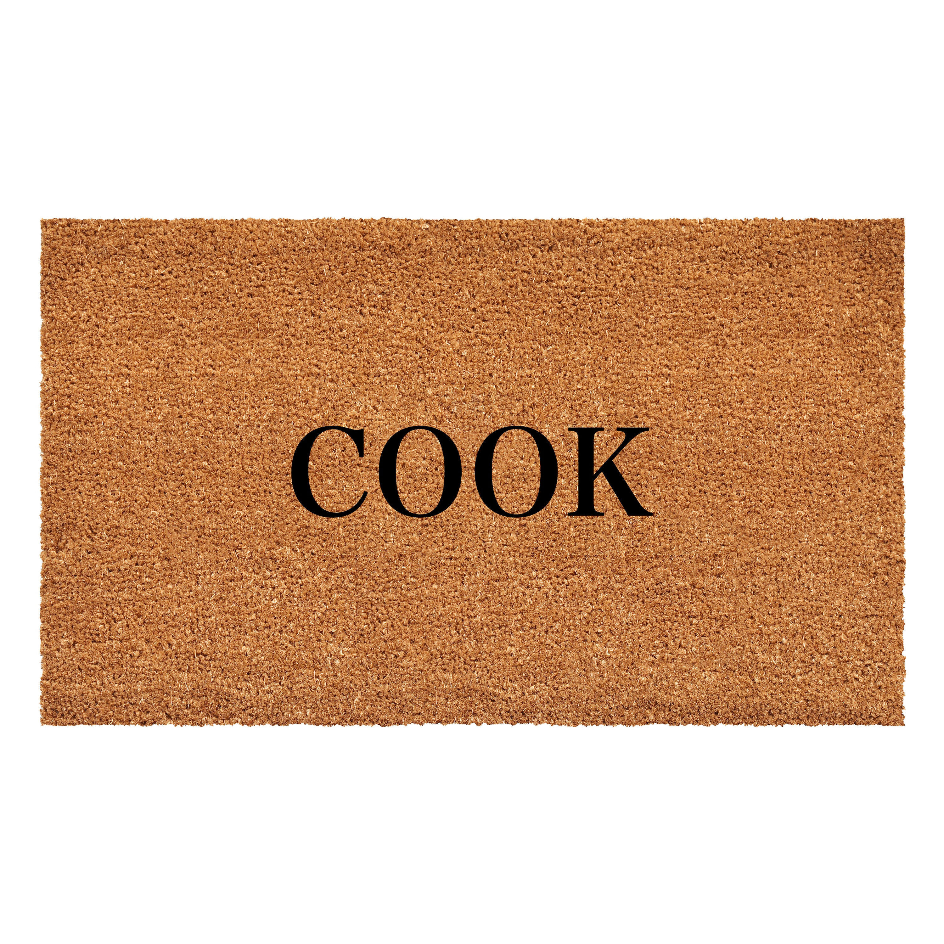 Callowaymills 111231729 1-1/2-ft x 2-1/2-ft Natural, Black Coir/Vinyl Rectangular Indoor or outdoor Decorative Door mat