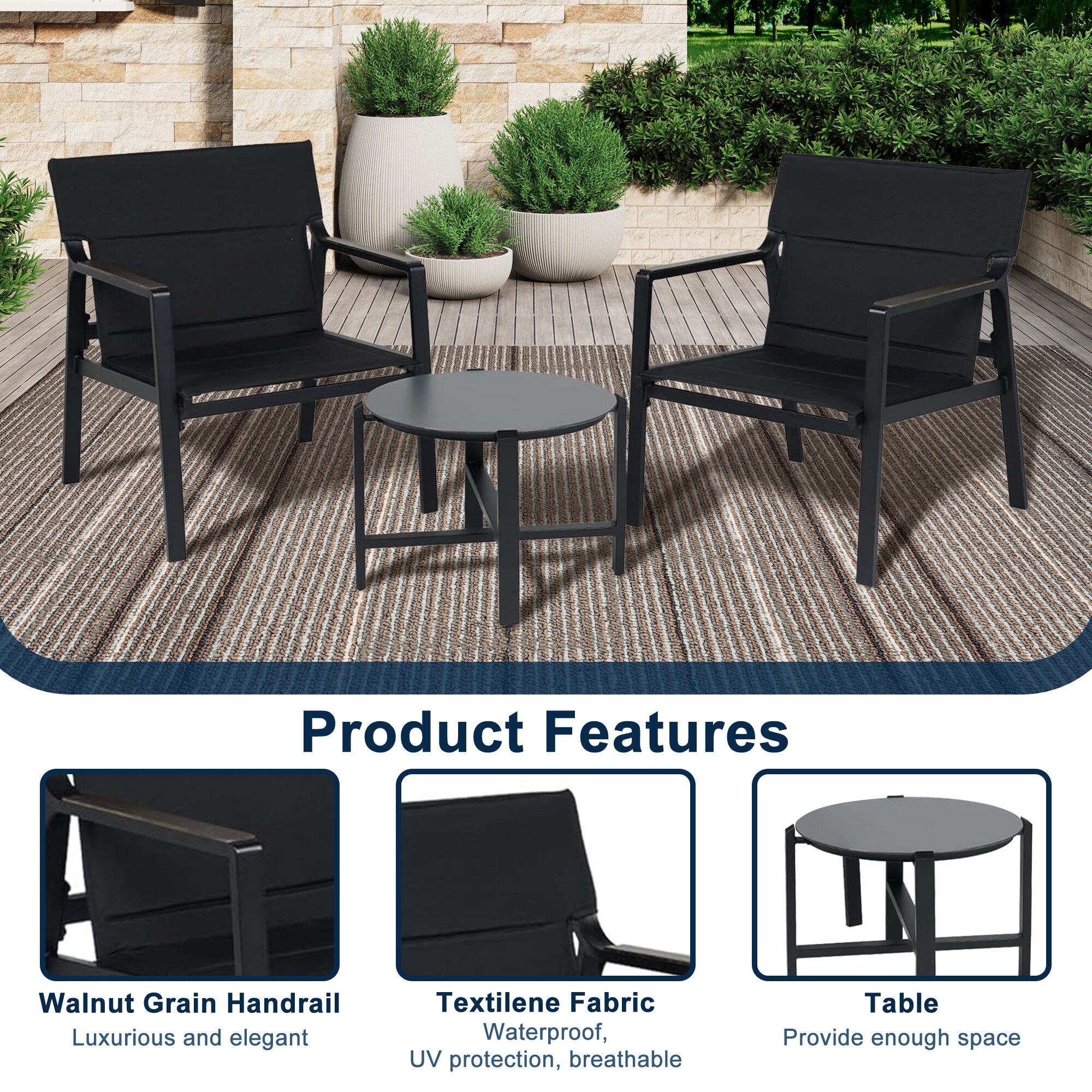 Clihome CL5012720000001 Patio-Conversation-Sets - View #6