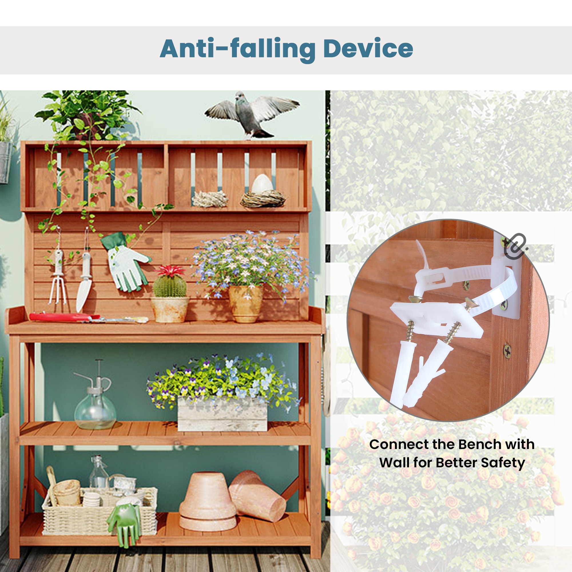 AHIOU HOME ZAAHG-323AAAPB Potting-Benches - View #11