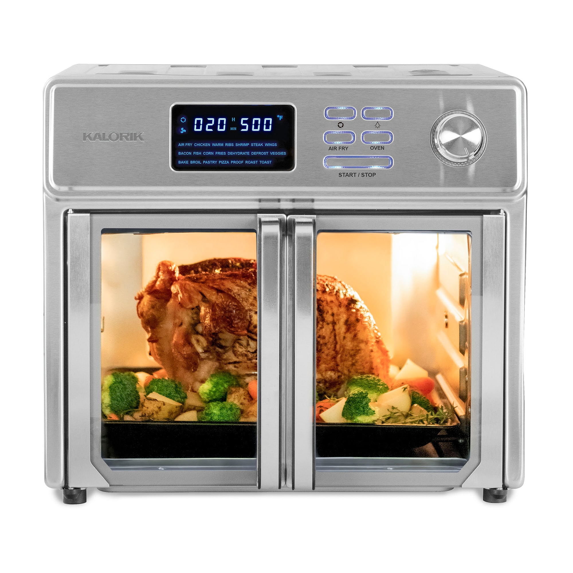 Air Fryer Oven Toaster Oven Air Fryer Combo with Rotisserie and Dehydrator  25L 