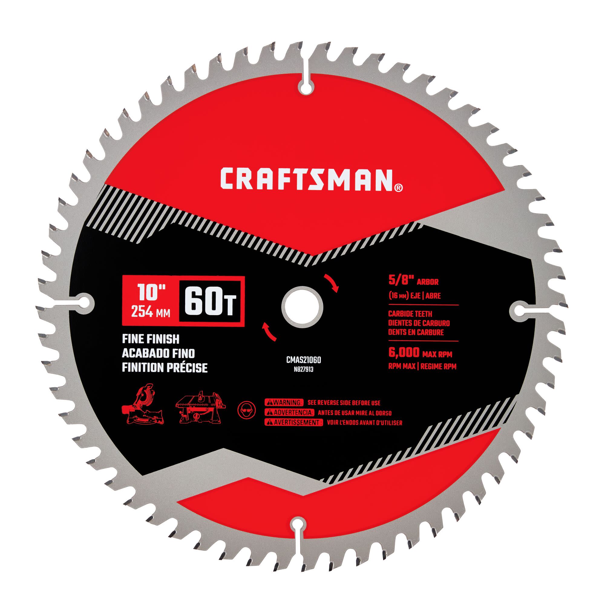 Record Craftsman cicular saw blade RM 1651 Tungsten carbide tipped 6.5 inch 