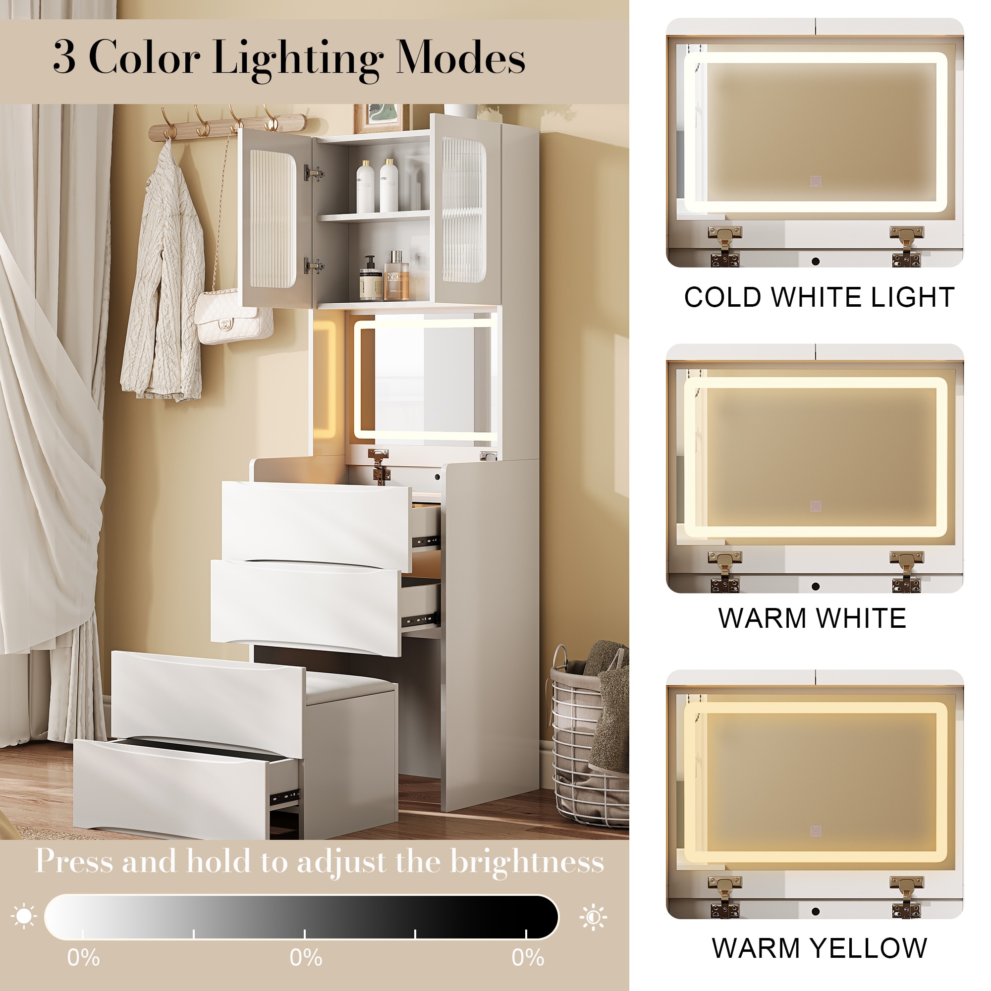 Boyel Living BLID1W250567323 Bedroom-Vanities - View #5