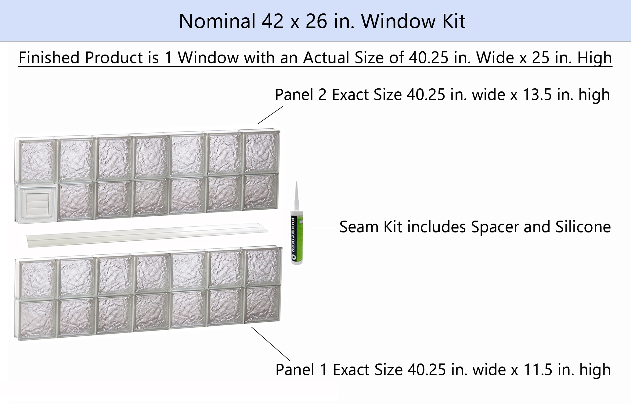 REDI2SET D4226IS Glass-Block-Windows - View #2