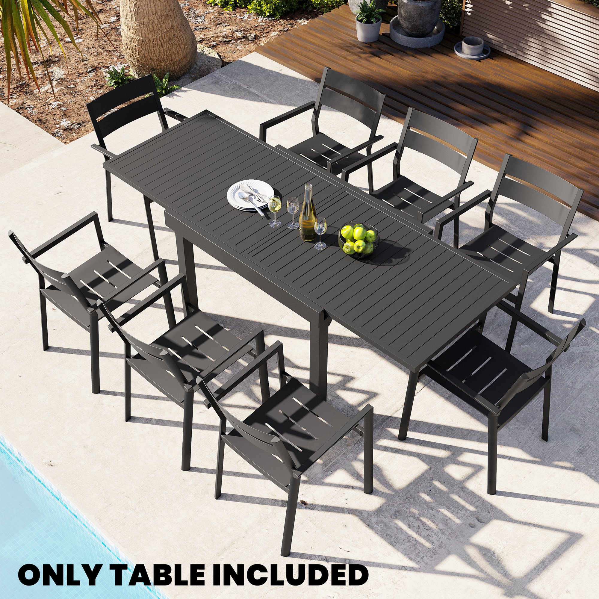 Crestlive Products CL-TB029GRY Patio-Tables - View #7