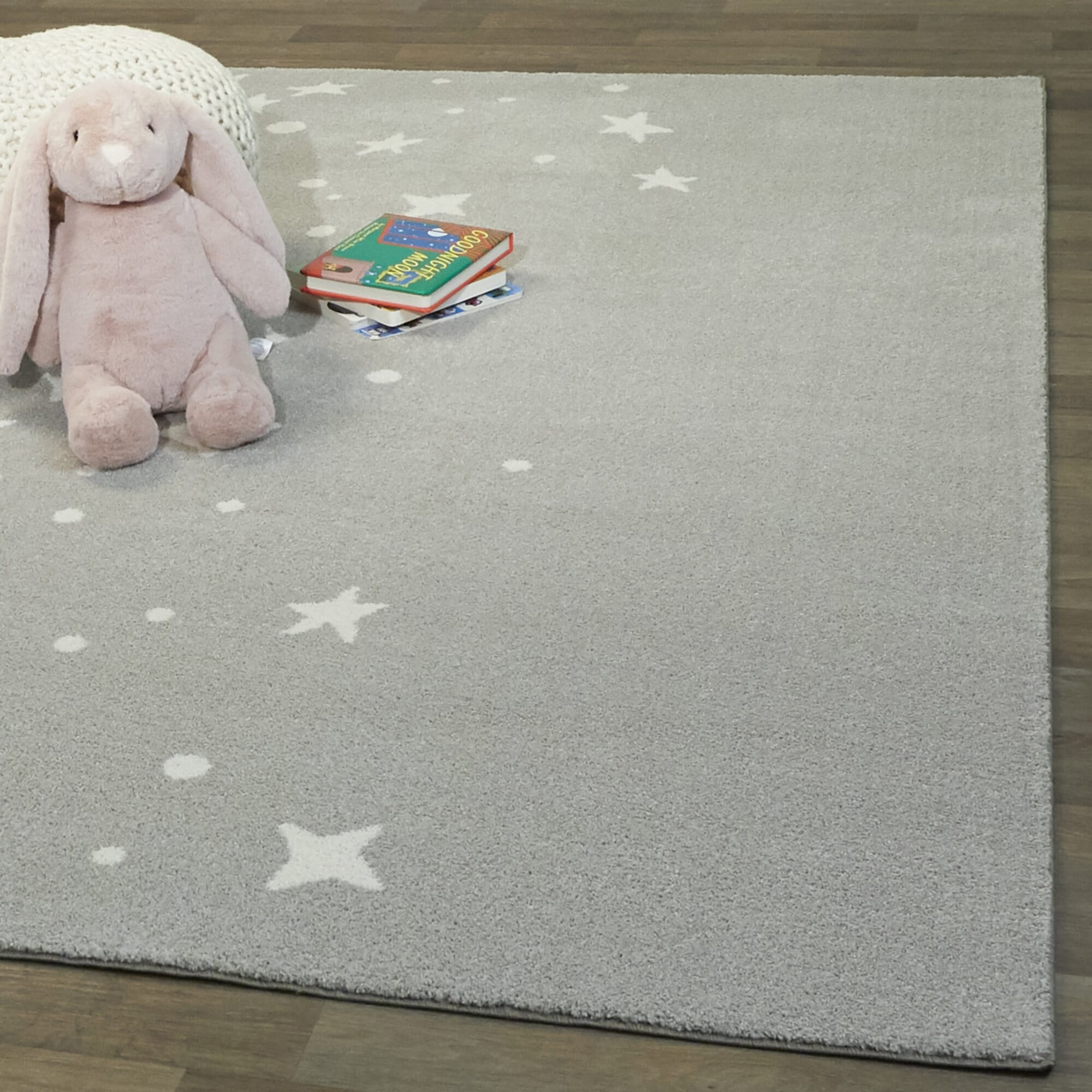Balta 3098476 5 x 6 (ft) Polypropylene Grey Rectangular Indoor Global Area rug