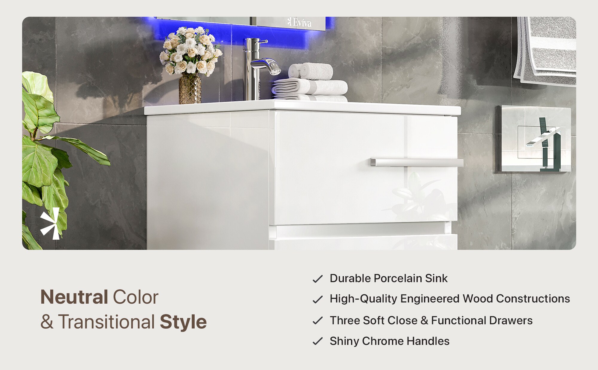 Eviva EVVN580-24WH Bath-Vanity-Combo - View #7